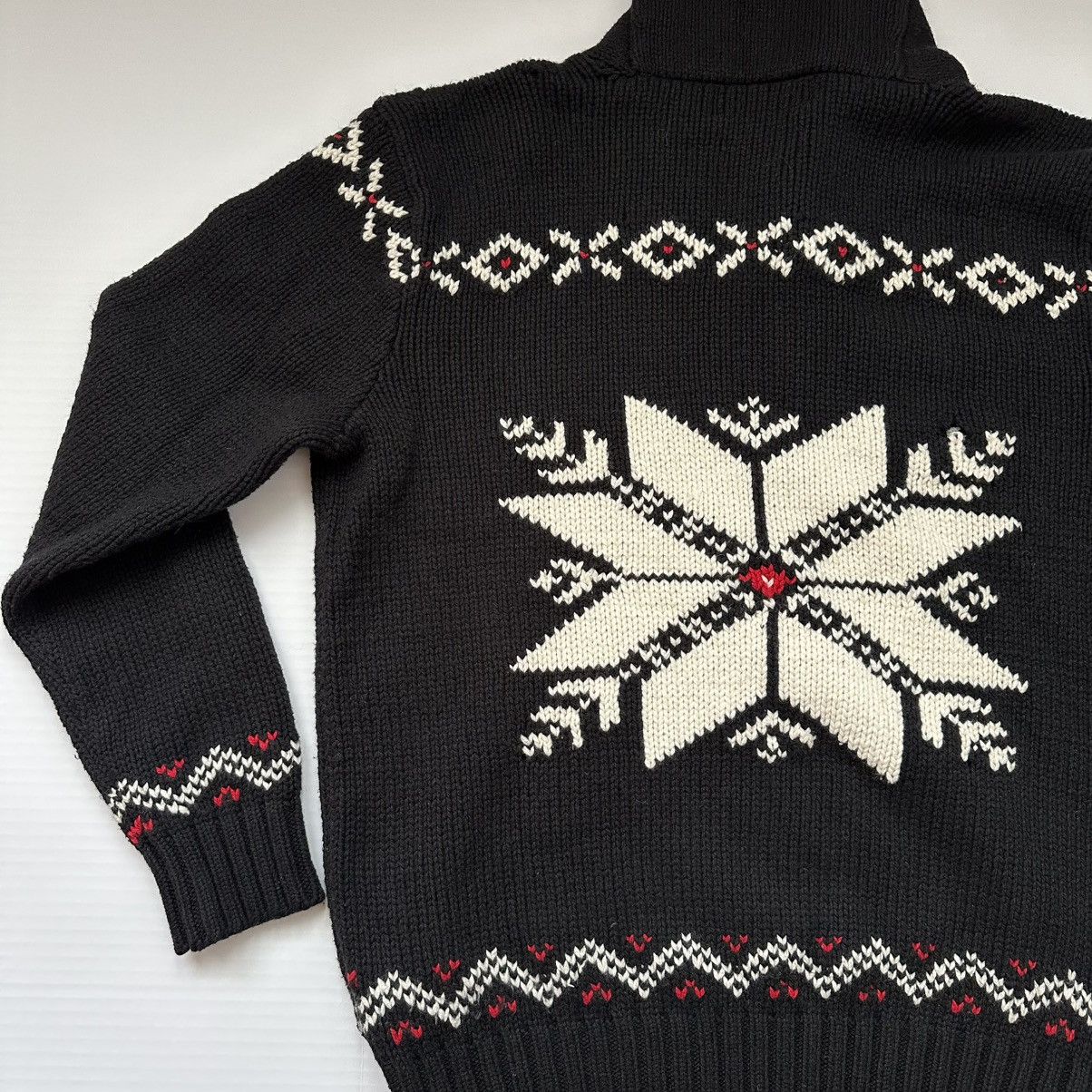 Polo Ralph Lauren Vintage Polo Ralph Lauren Snowflake Cashmere Blend Sweater Size US L / EU 52-54 / 3 - 13 Thumbnail