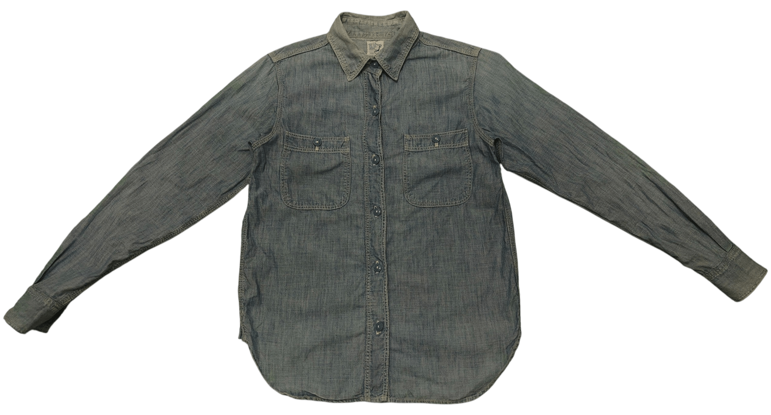 Orslow Vtg Orslow Faded Shirt Button up Size US S / EU 44-46 / 1 - 1 Thumbnail
