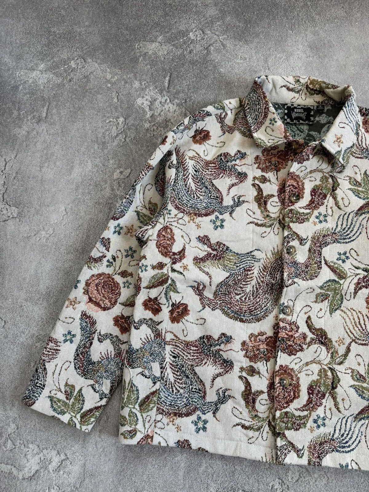 Jaded London Rebel Vengeance S/size all printed dragon 🐉 jacket overshirt Size US S / EU 44-46 / 1 - 6 Thumbnail