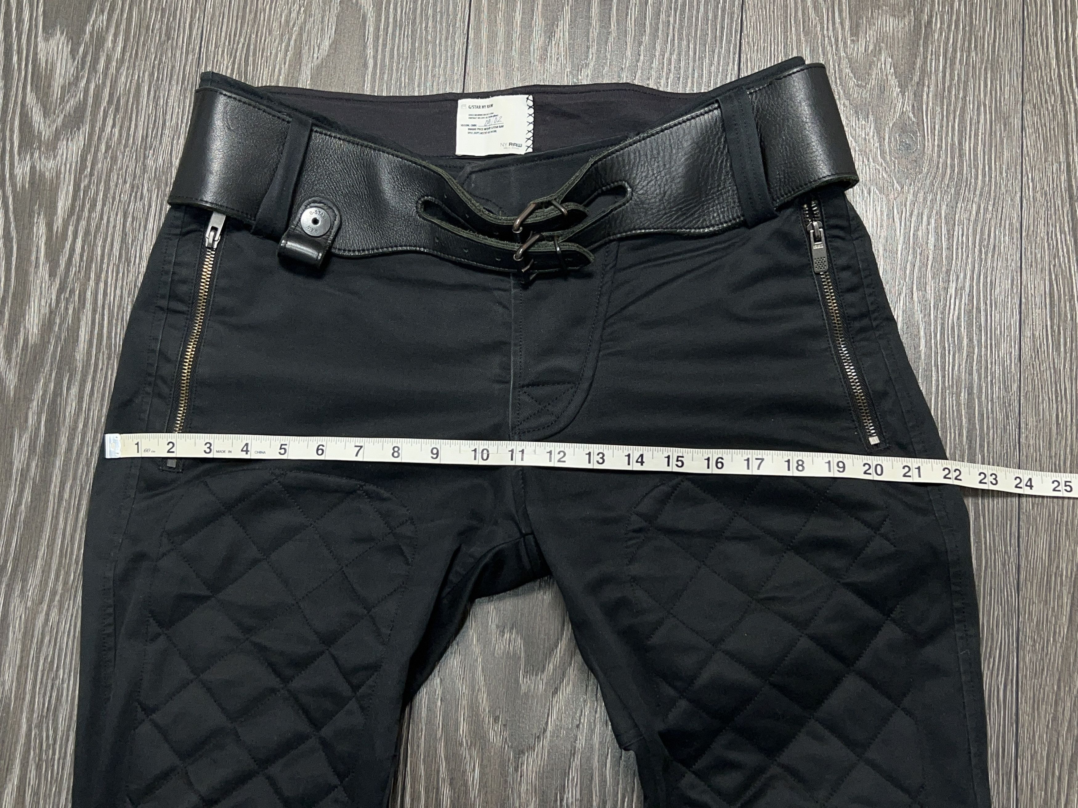 G-Star RARE NY RAW Special Edition Quilted Pants Biker Moto Style Size US 32 / EU 48 - 19 Thumbnail