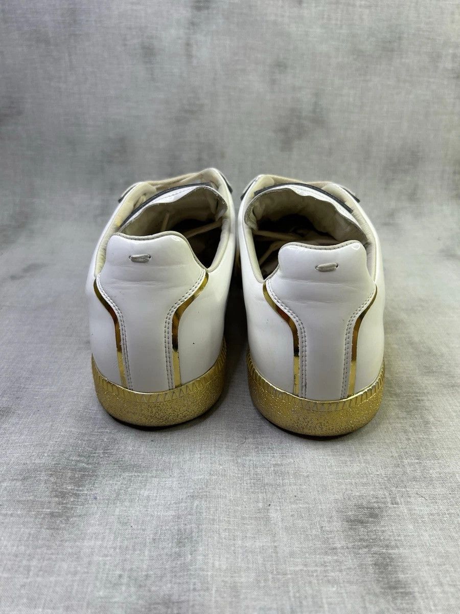 Maison Margiela Maison Margiela GAT Replica Gold White 8 41 Low Tops Size US 8 / EU 41 - 2 Thumbnail