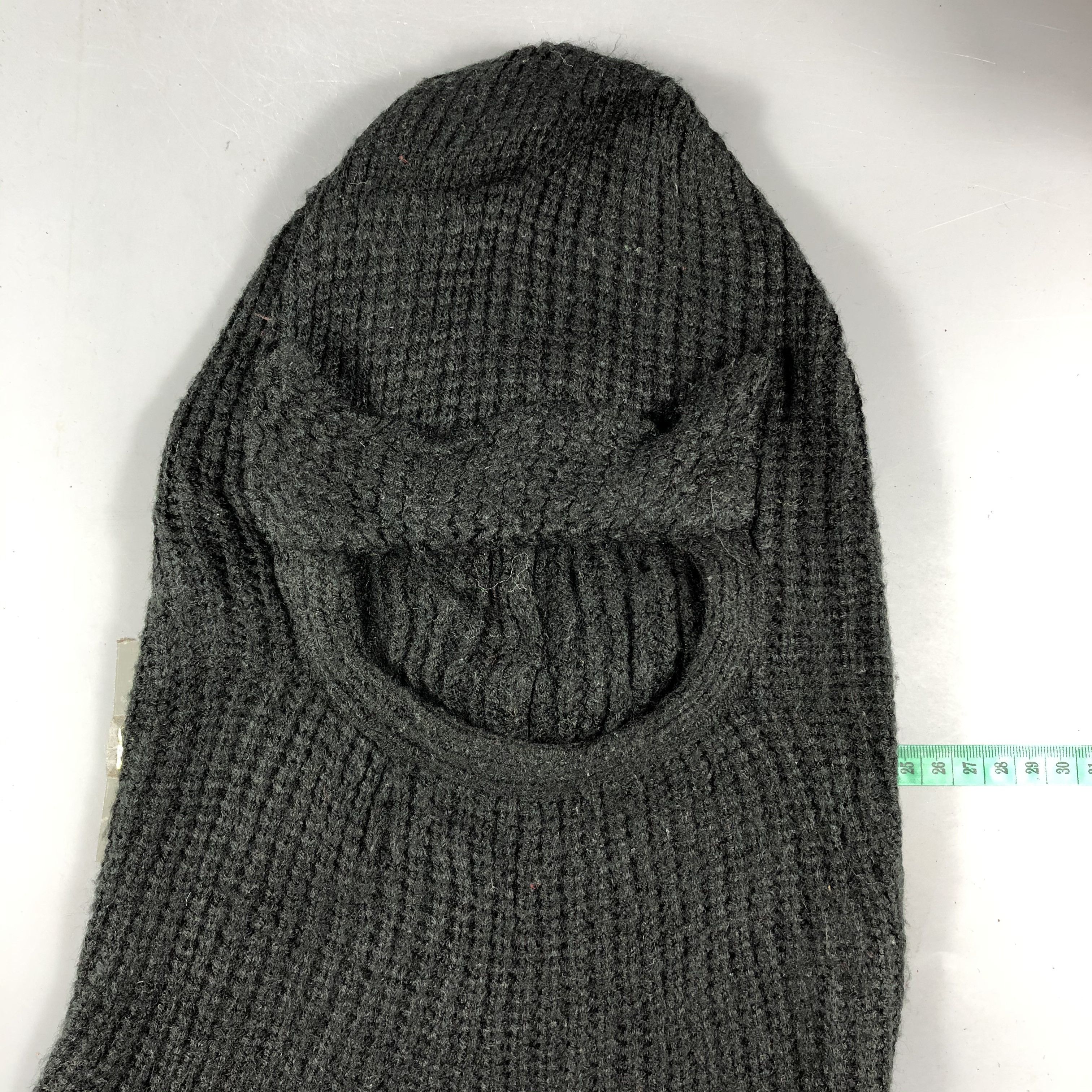 Japanese Brand Black Knit Balaclava Hat Beanie Size ONE SIZE - 3 Thumbnail