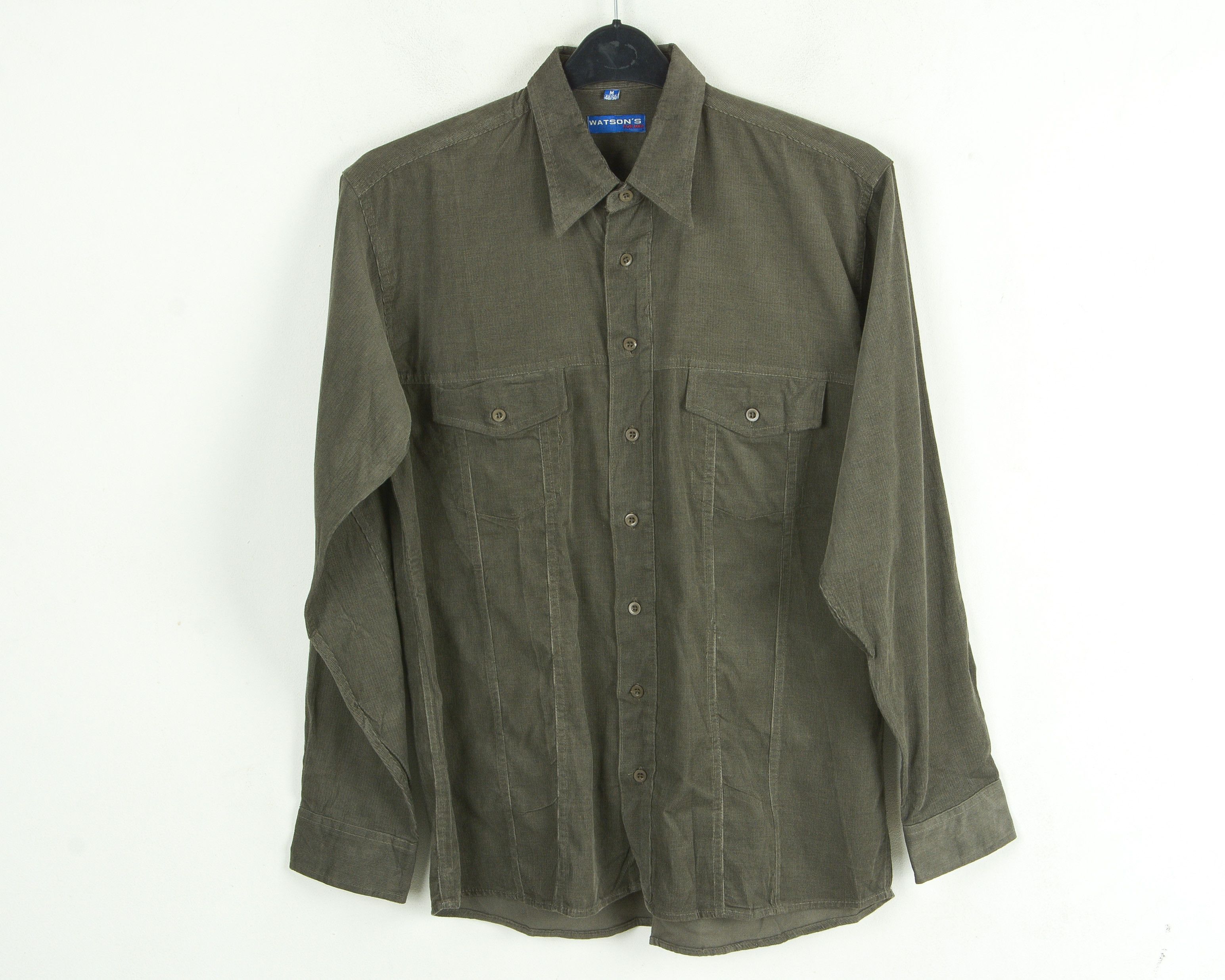 Other × Vintage Watsons M Shirt Long Sleeve Soft Corduroy Cords EU 48/50 Top Size US M / EU 48-50 / 2 - 1 Thumbnail