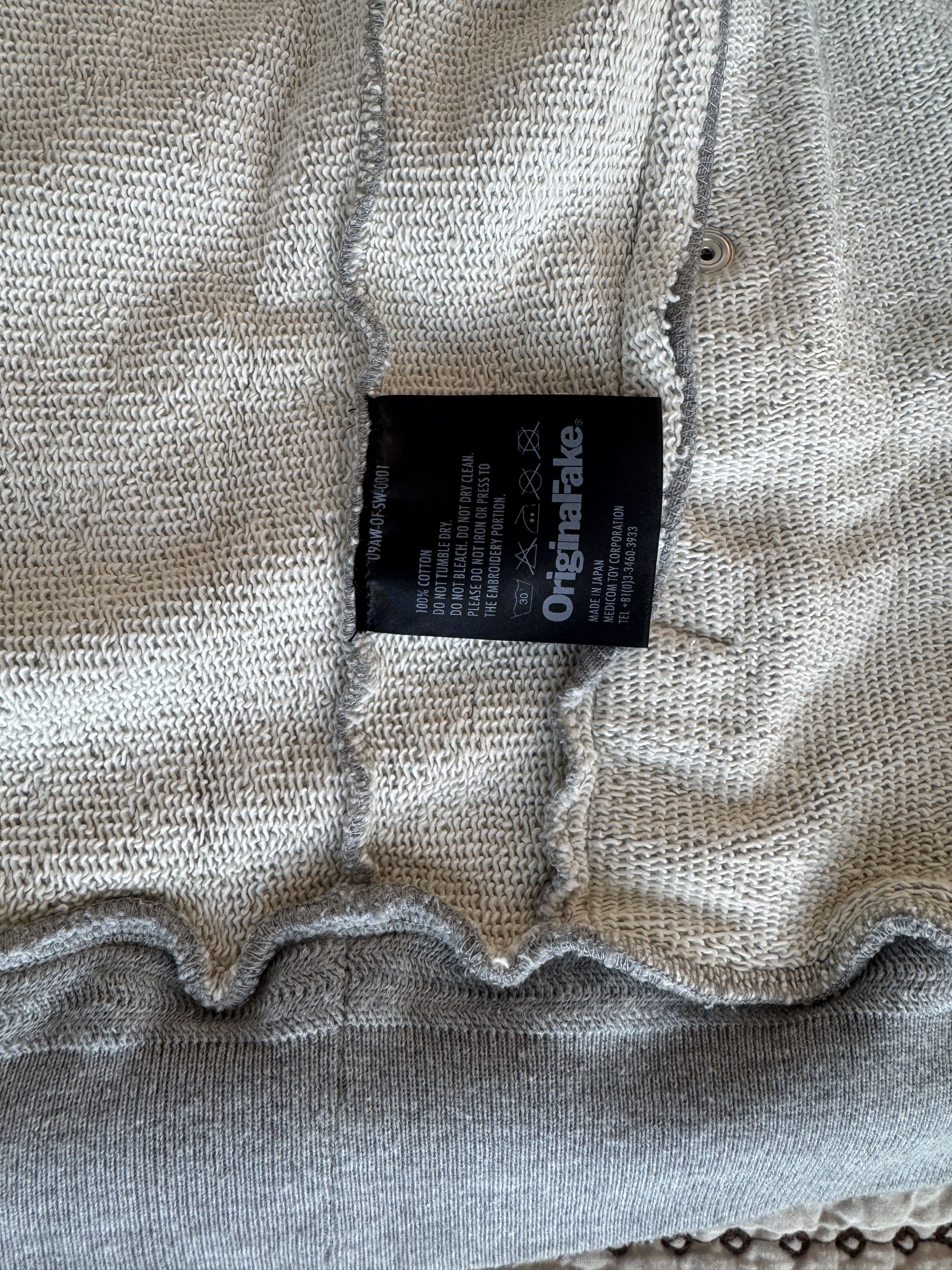 Kaws KAWS ORIGINAL FAKE RAGLAN SWEATSHIRT SNAP JACKET SZ 3 GRAY Size US L / EU 52-54 / 3 - 15 Thumbnail