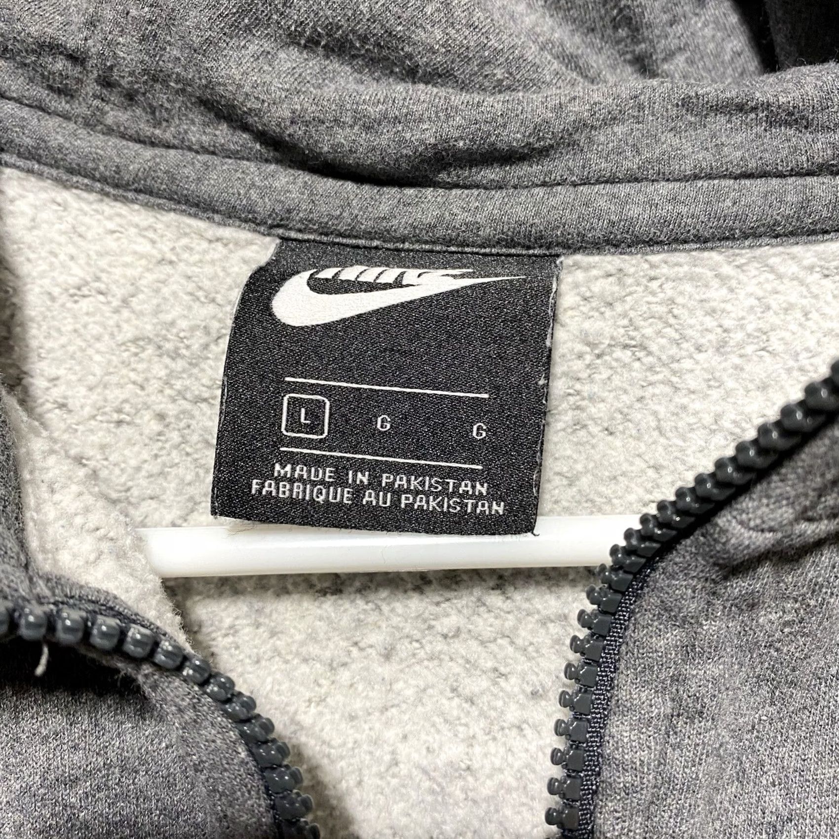 Nike Nike Hoodie Full Zip Heavyweight Fleece Hooded Men's L Gray Size US L / EU 52-54 / 3 - 7 Thumbnail