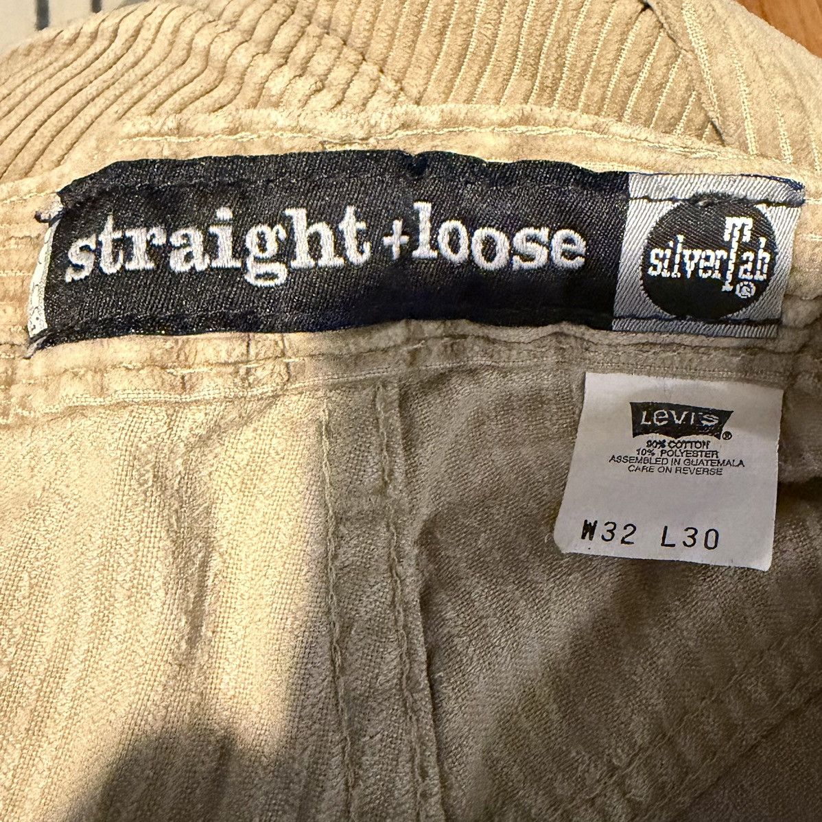 Levi's Vintage Levi’s SilverTab Corduroy Pants Straight + Loose Size US 32 / EU 48 - 5 Thumbnail
