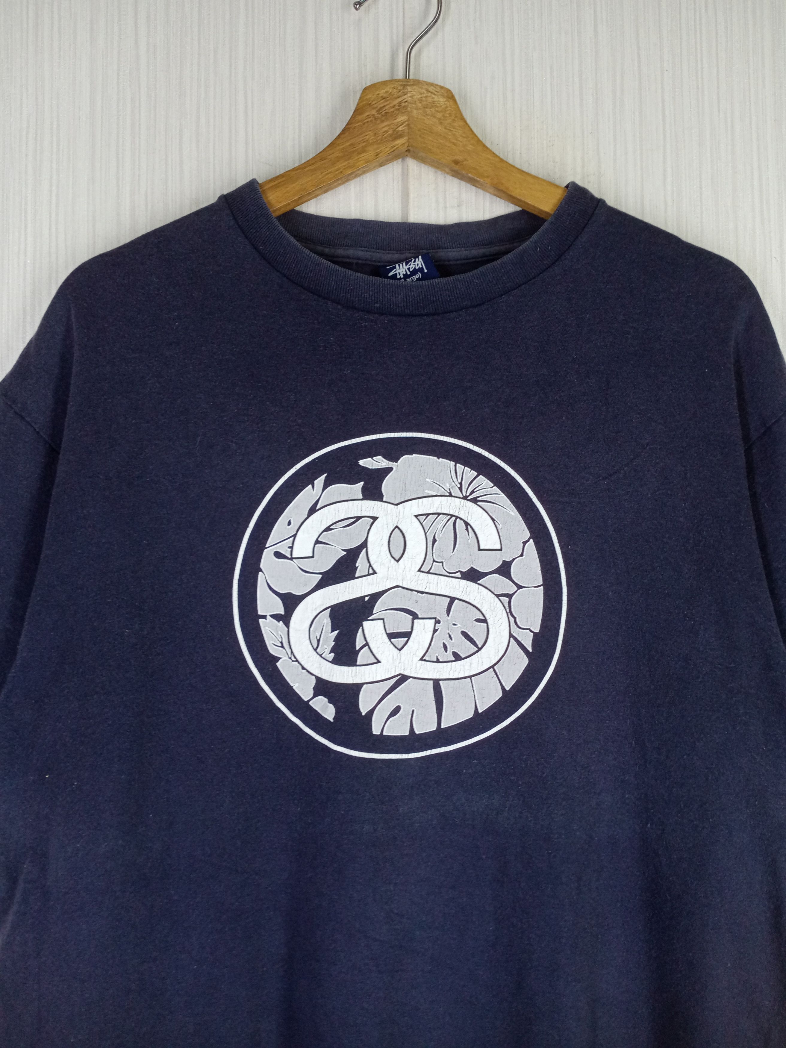 Stussy Vintage Stussy X Leilow Live Long Stay Free Aloha Tshirt Size US L / EU 52-54 / 3 - 4 Thumbnail