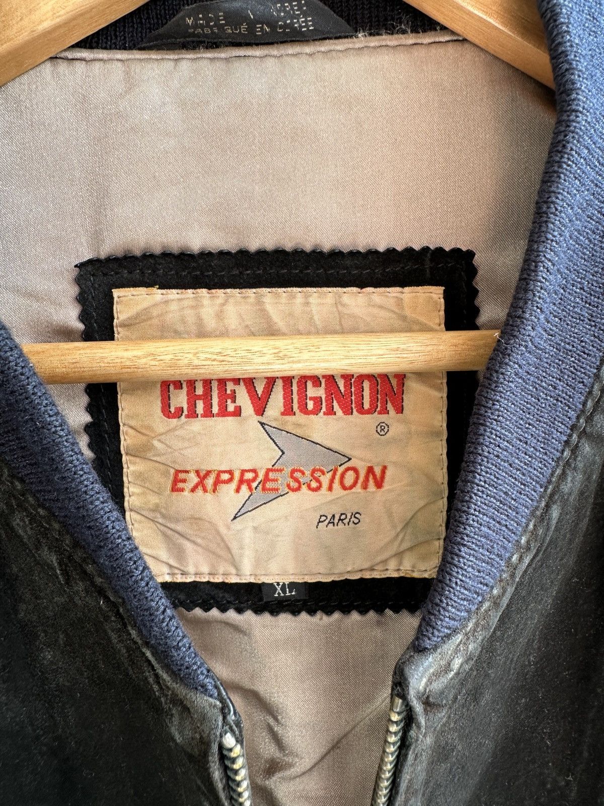Chevignon × Vintage Vintage Chevignon Airport Club Leather Bomber Jacket Size US XL / EU 56 / 4 - 8 Thumbnail