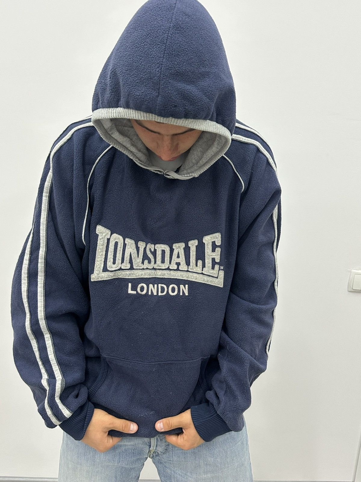 Lonsdale Lonsdale Vintage Casual Teddy Hoodie 90s Size US L / EU 52-54 / 3 - 1 Thumbnail