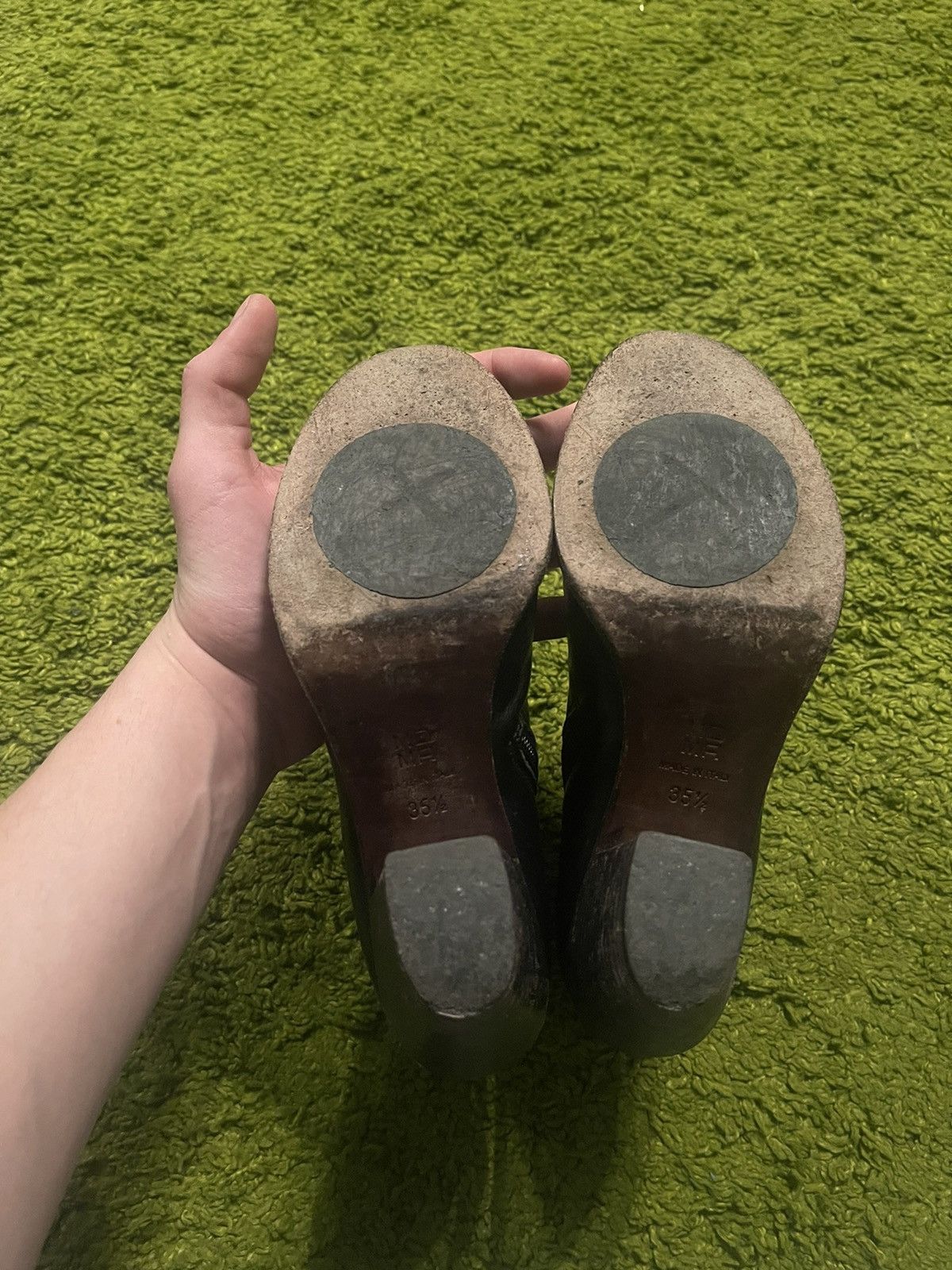 Designer × MoMA Moma avant garde real leather heels boots Size US 5.5 / IT 35.5 - 6 Thumbnail