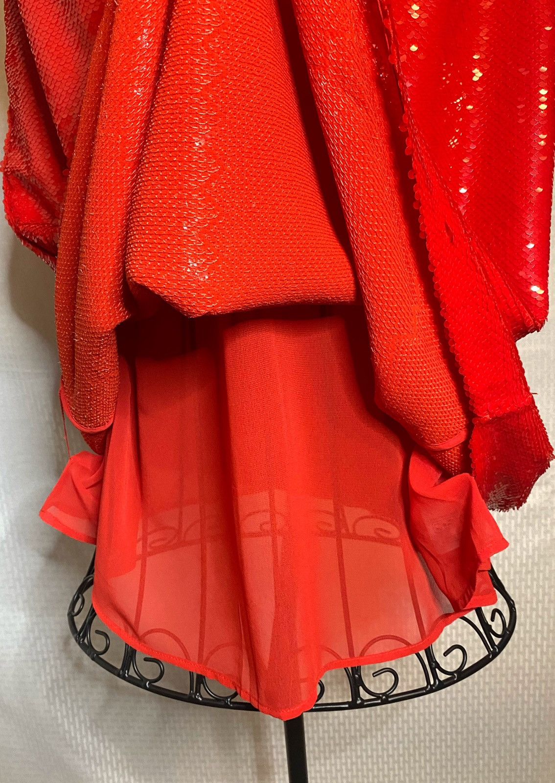 Ganni GANNI Sequined Sleeveless Minidress in Red Size XS / US 0-2 / IT 36-38 - 13 Thumbnail