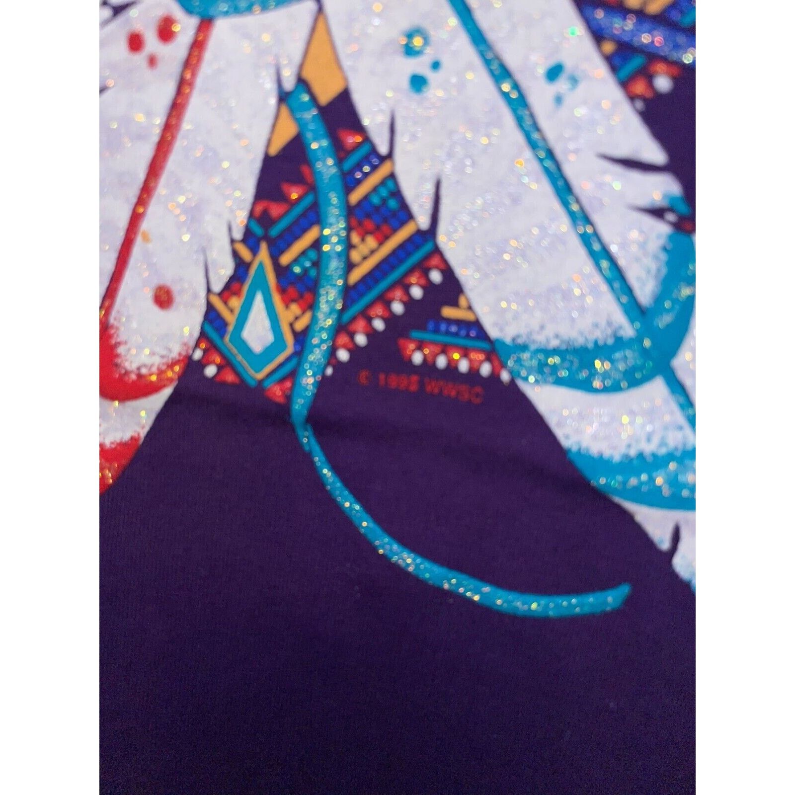 Vintage Vintage South Dakota Shirt Black Hills Purple Tee 90s L Size US L / EU 52-54 / 3 - 8 Thumbnail