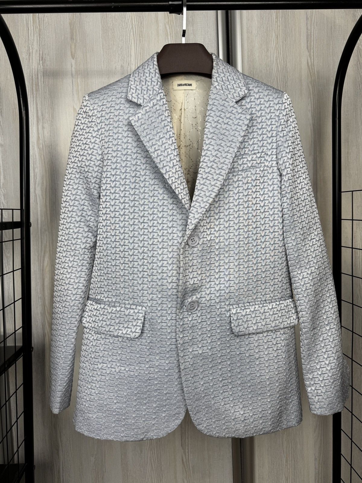 Zadig & Voltaire ZADIG & VOLTAIRE Vanille Jac ZV oversized cotton Blazer Size S / US 4 / IT 40 - 2 Thumbnail