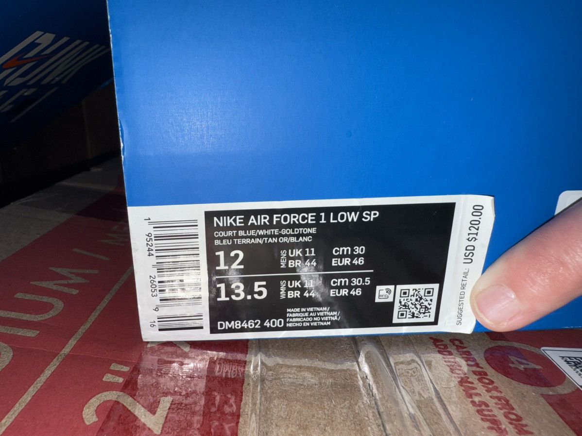 Nike × Undefeated Nike x Undefeated “I Got 5 on it” Dunk vs Air Force 1 SP Low Size US 12 / EU 45 - 24 Thumbnail