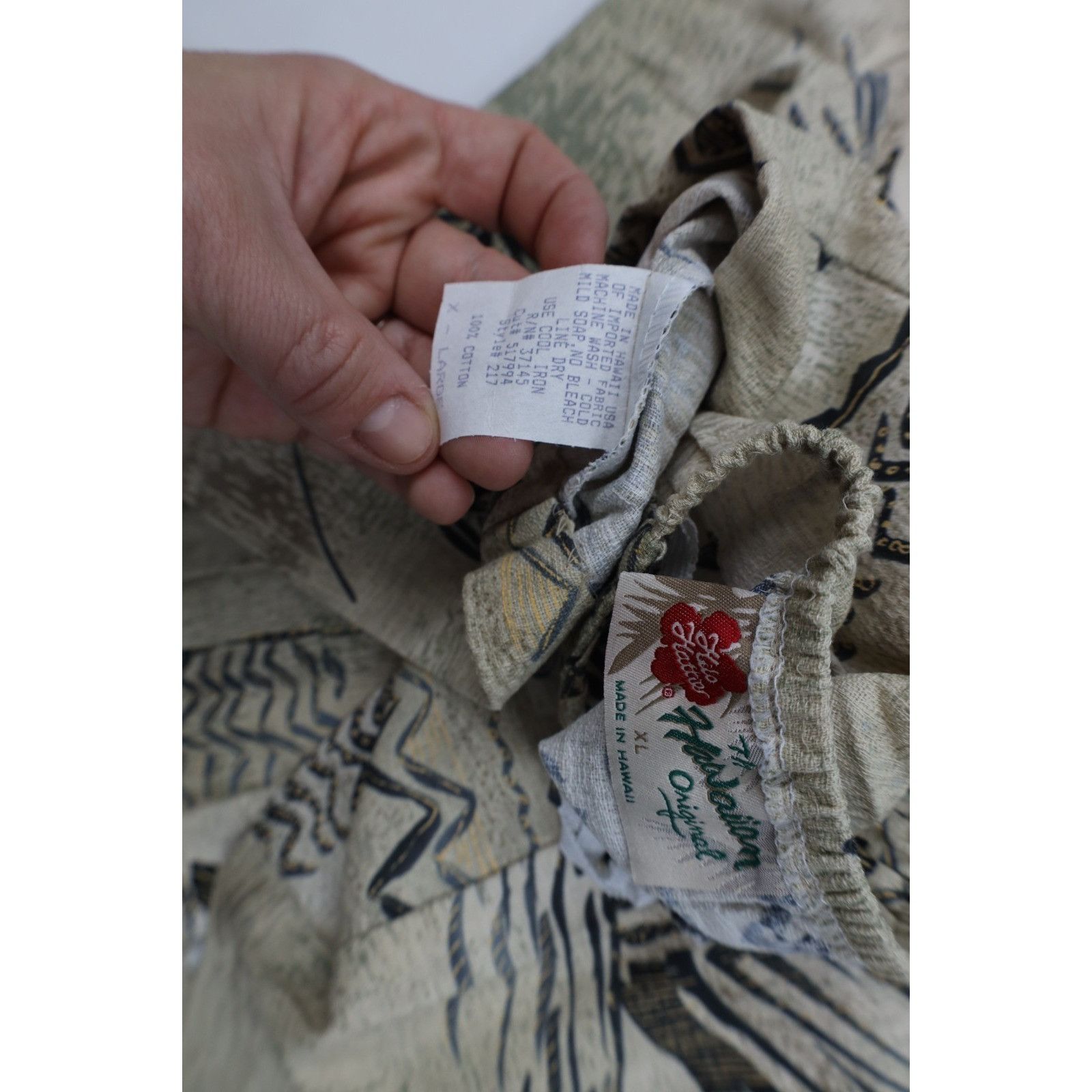 Hilo Hattie Deadstock Vintage 90s Hilo Hattie 2 Piece Hawaiian Skort Set Size XL / US 12-14 / IT 48-50 - 7 Thumbnail