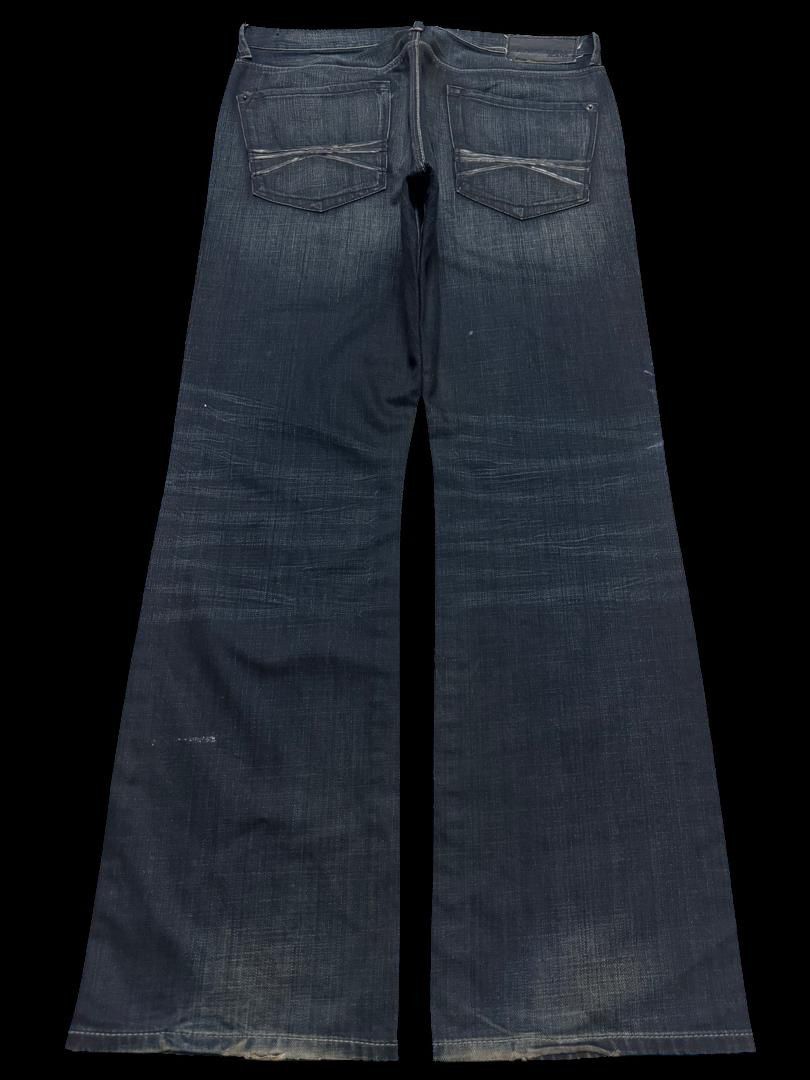 If Six Was Nine FLARE Insane Express🇯🇵 Jean Mudwash SlimFit Bootcut Dark Jean Size US 35 - 13 Thumbnail