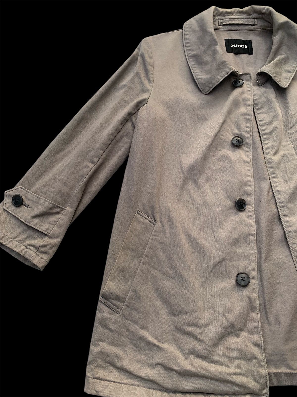 CABANE de ZUCCa RARE Zucca Japan Minimalist Jacket Taupe S Archive Designer Size US S / EU 44-46 / 1 - 4 Thumbnail
