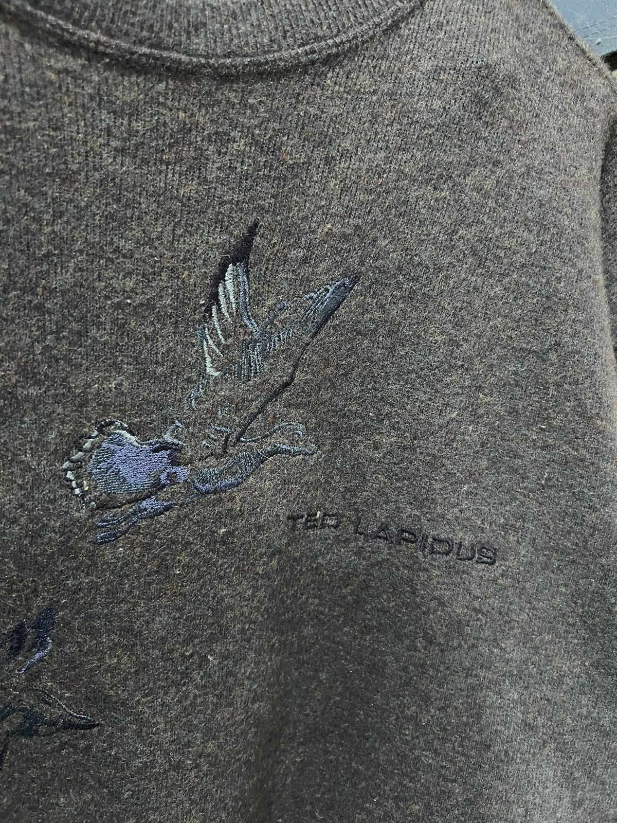 TED LAPIDUS 🔥Vintage Ted Lapidus Flying Birds Embroidery Sweatshirt Size US M / EU 48-50 / 2 - 9 Thumbnail
