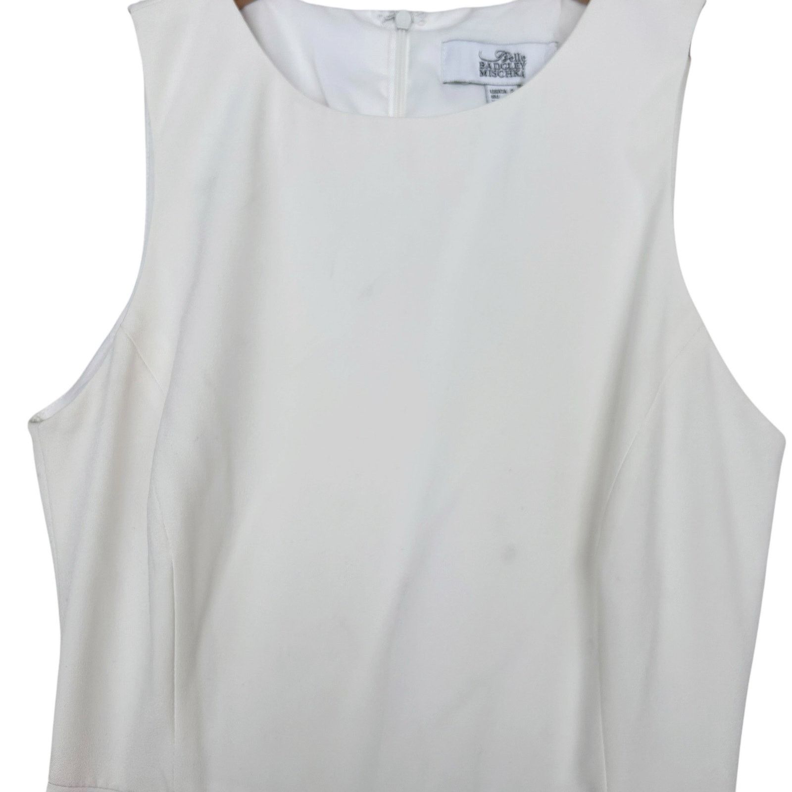 Badgley Mischka Belle Badgley Mischka White Tiered Dress Sz 2 Size XS / US 0-2 / IT 36-38 - 2 Thumbnail