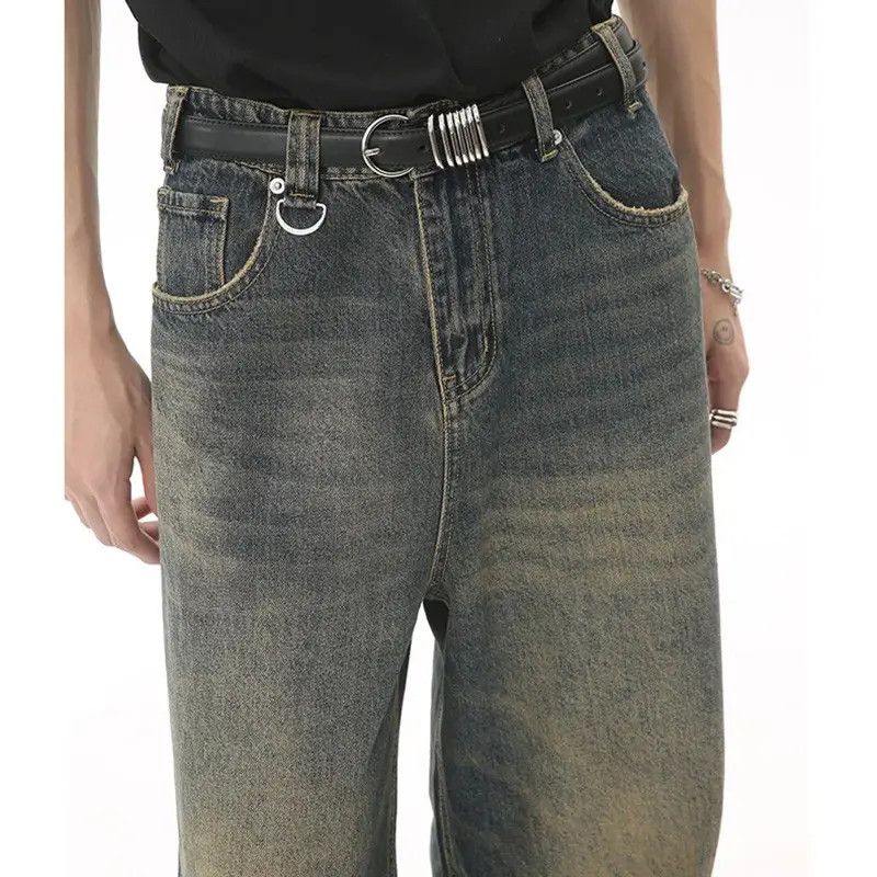 Japanese Brand Old Blue Washed Denim Pants Size US 31 - 2 Thumbnail