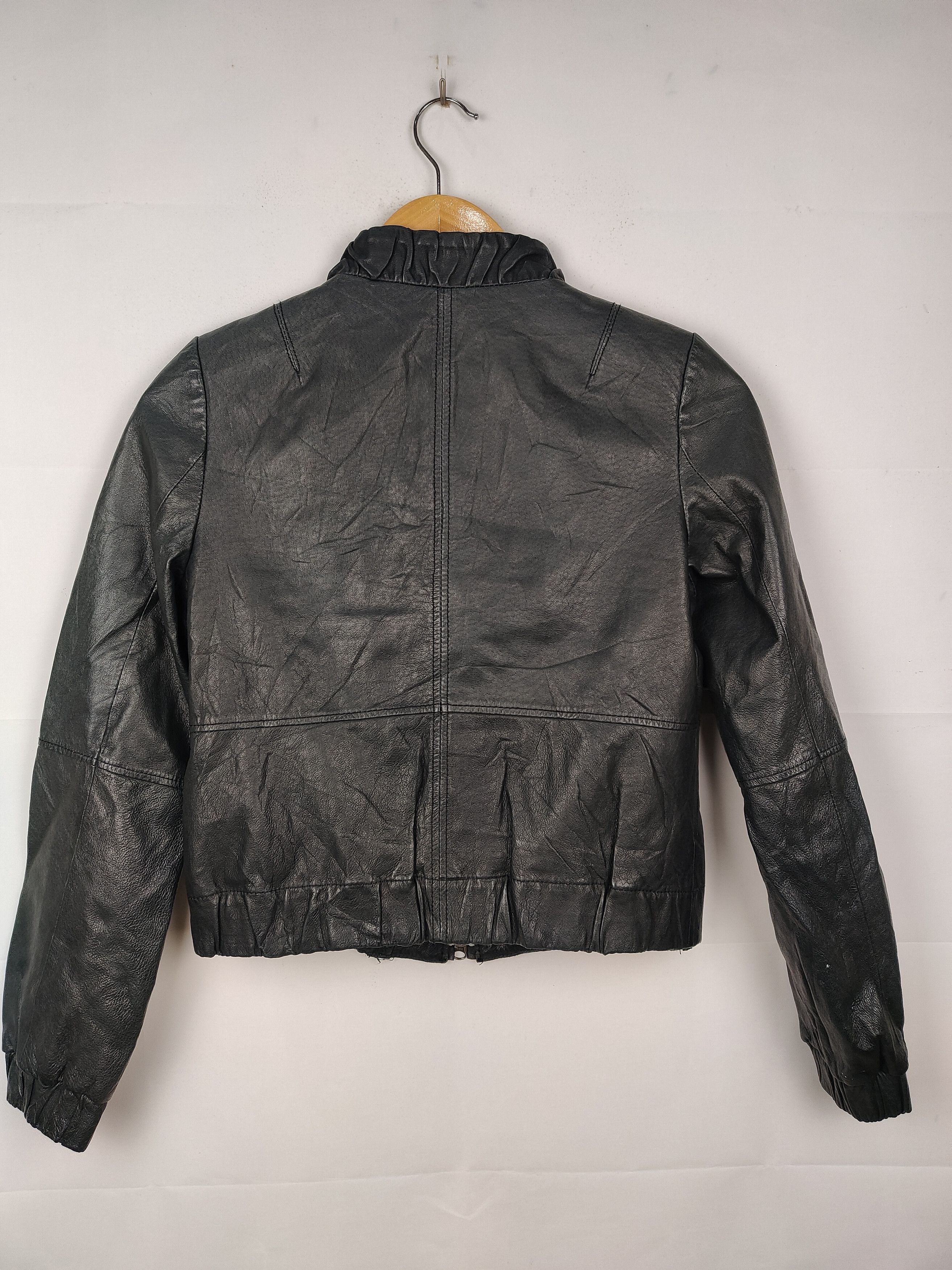 Japanese Brand Indivi Leather Jacket Size S / US 4 / IT 40 - 6 Thumbnail