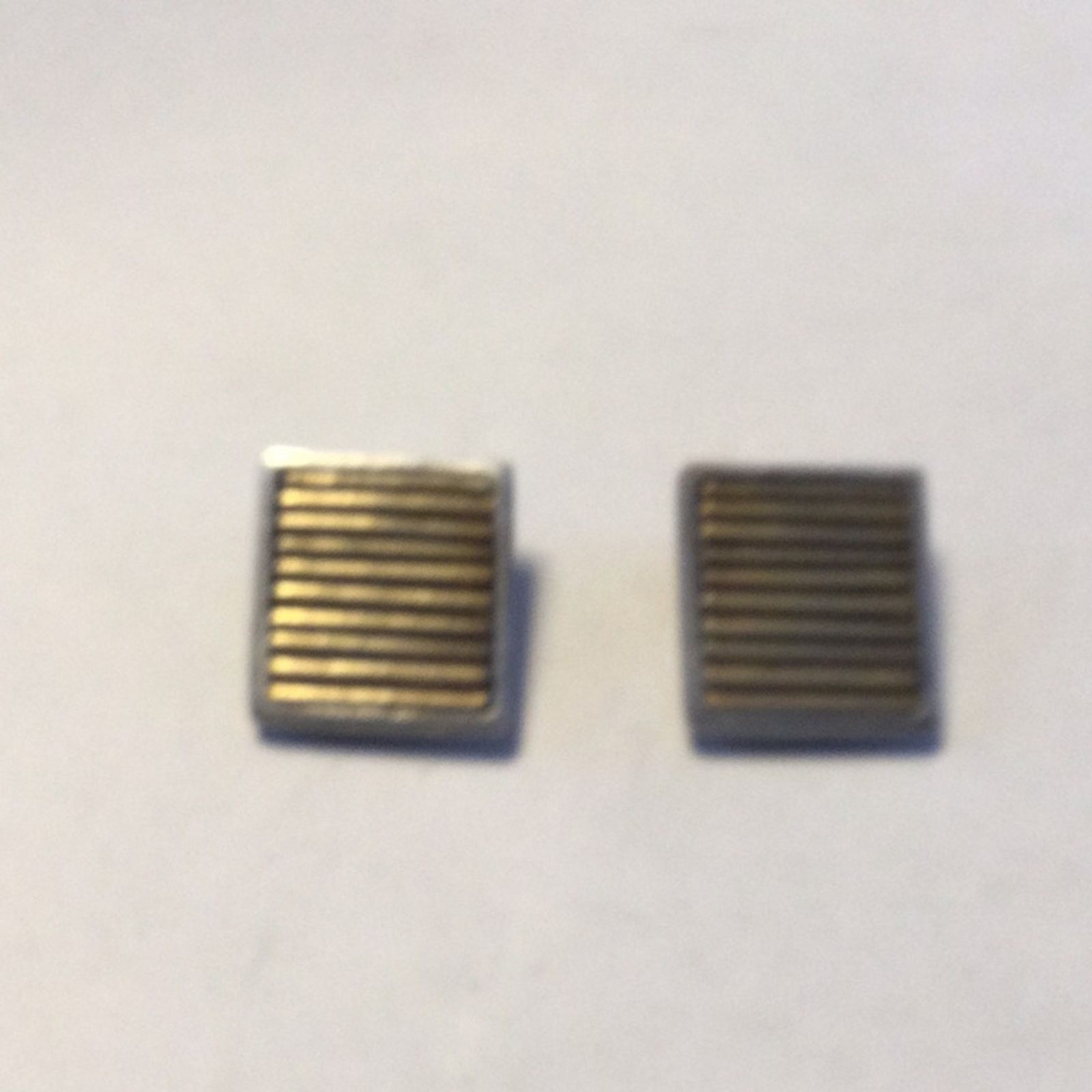 Other Chico's Vintage Gold & Silver Tone Square Clip-On Earrings Size ONE SIZE - 16 Thumbnail