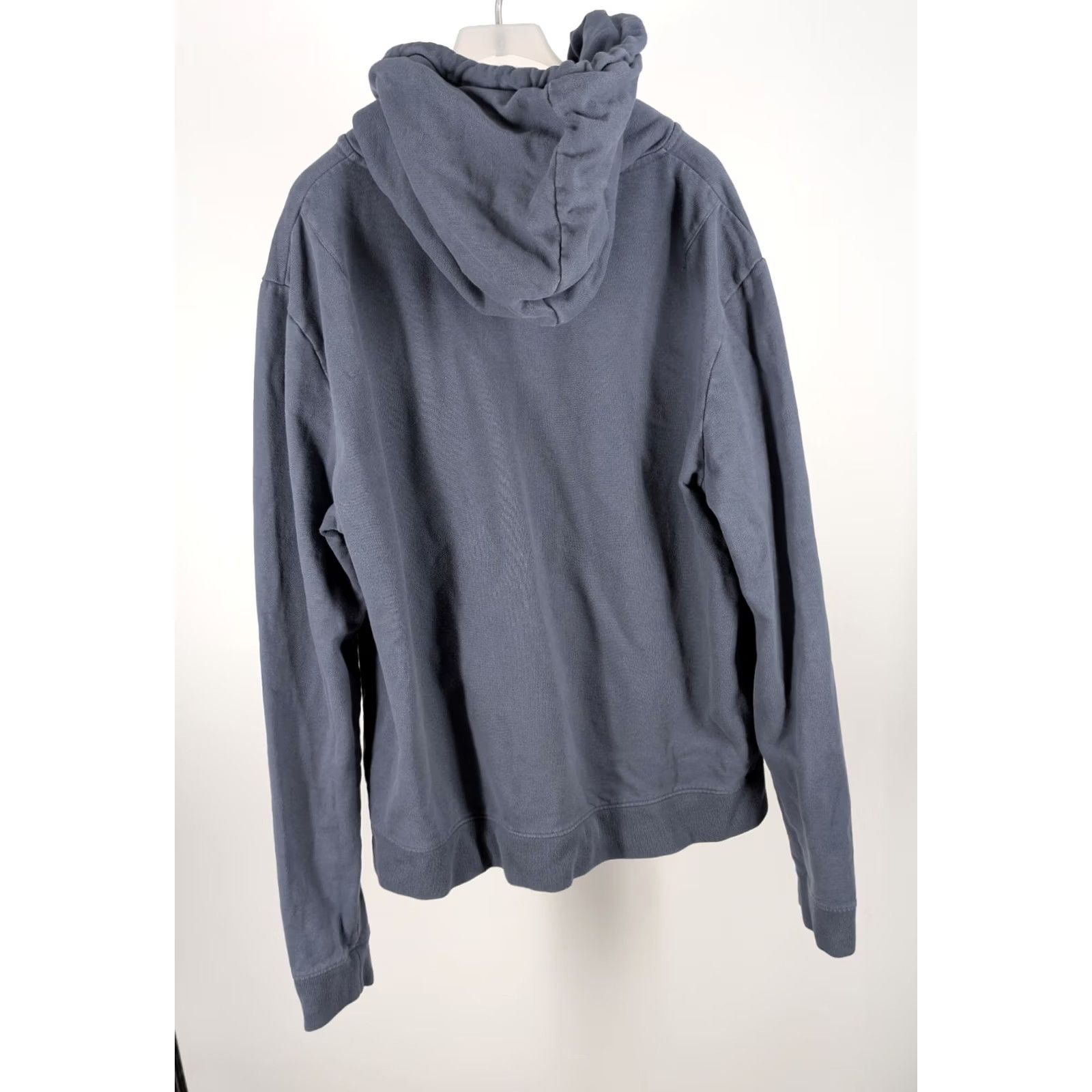 Allsaints AllSaints Aven Zip Hoody Ramskull Logo Slate Blue Large Organic Cotton Mens Hoodie Size US L / EU 52-54 / 3 - 2 Thumbnail