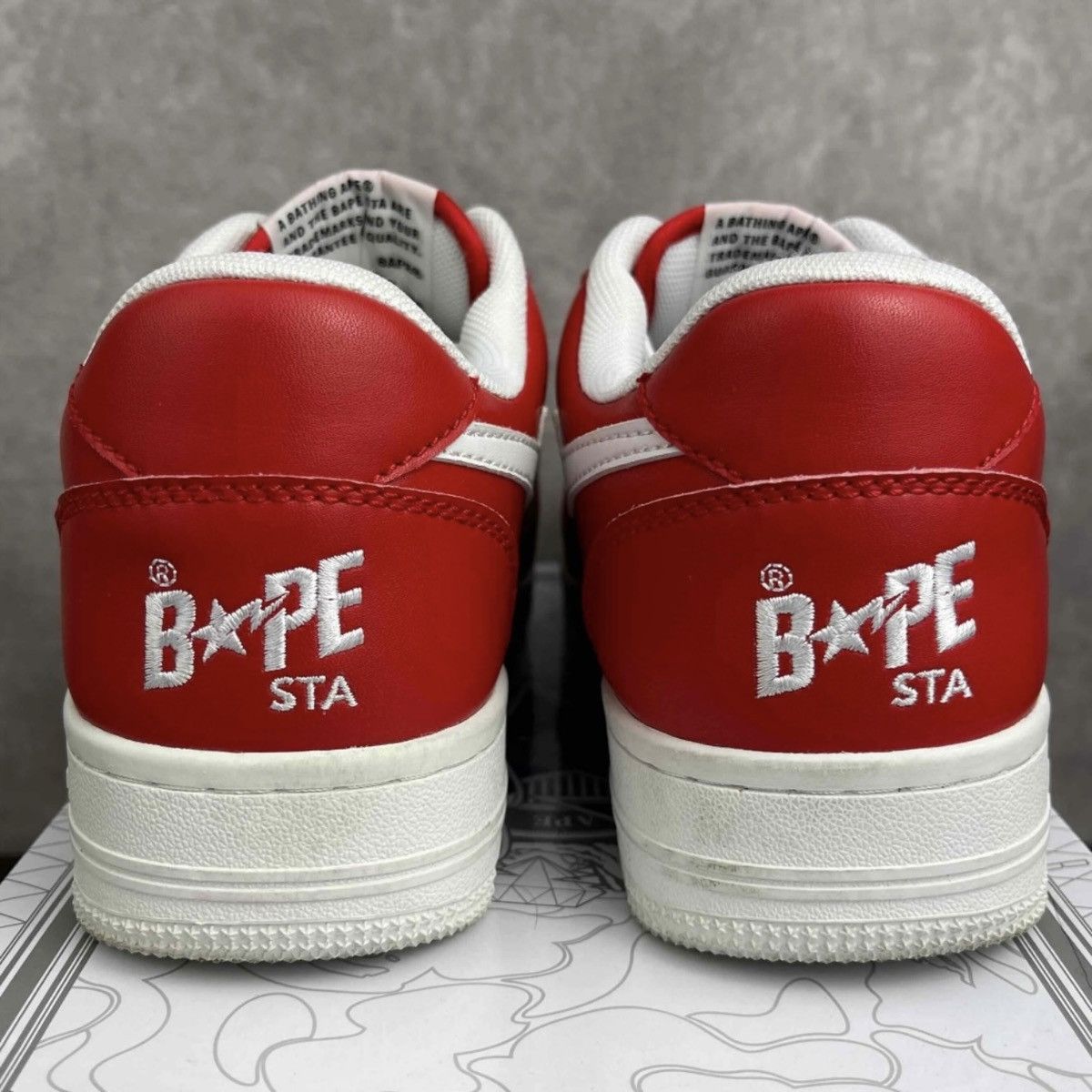Bape × Coca Cola A Bathing Ape Bapesta Low Coca-Cola Red Size 6.5 Soda Shoes Size US 6.5 / EU 39-40 - 7 Thumbnail