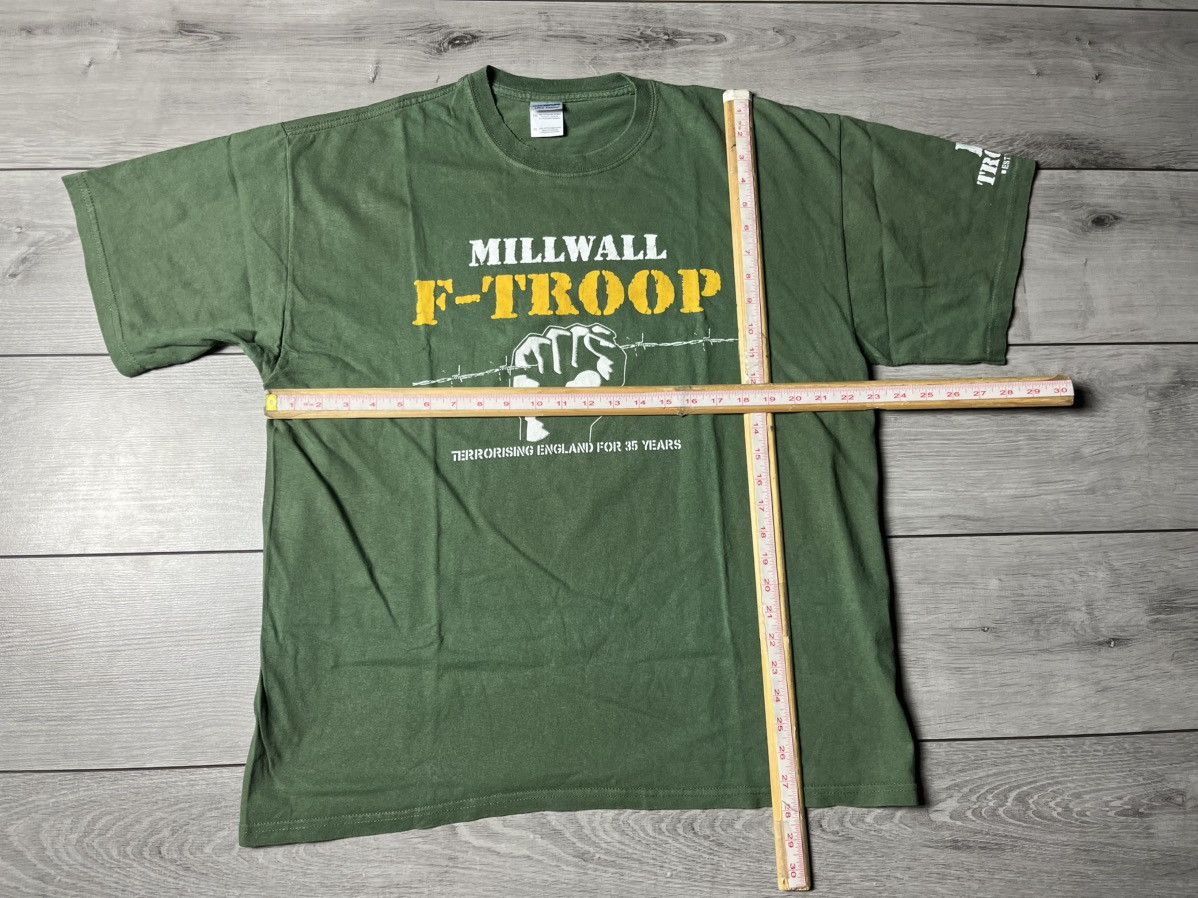 Band Tees Millwall F-Troop hooligan tshirt terrorizing england 35 year Size US XL / EU 56 / 4 - 5 Thumbnail