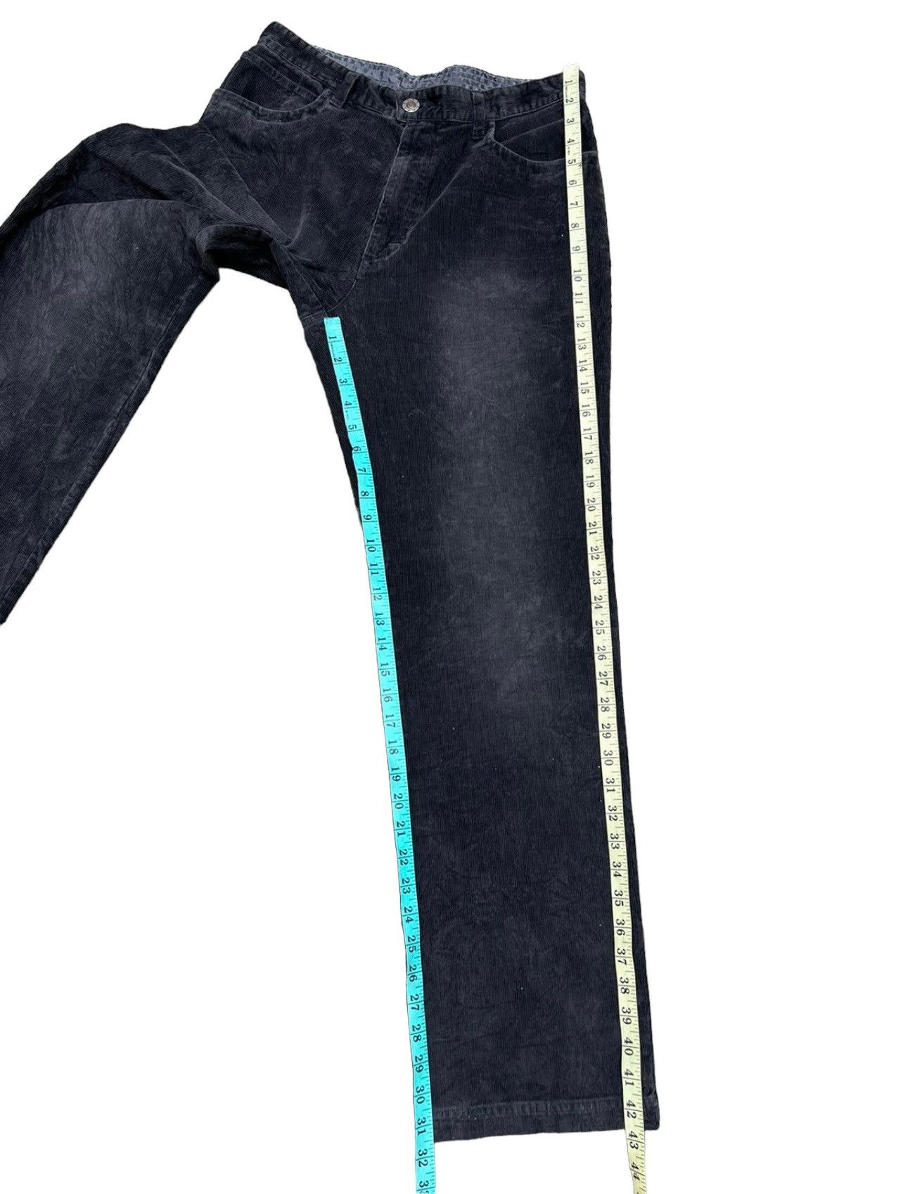 Oakley Vintage Oakley Faded Black Cord Wide Leg Jeans Size US 30 / EU 46 - 5 Thumbnail