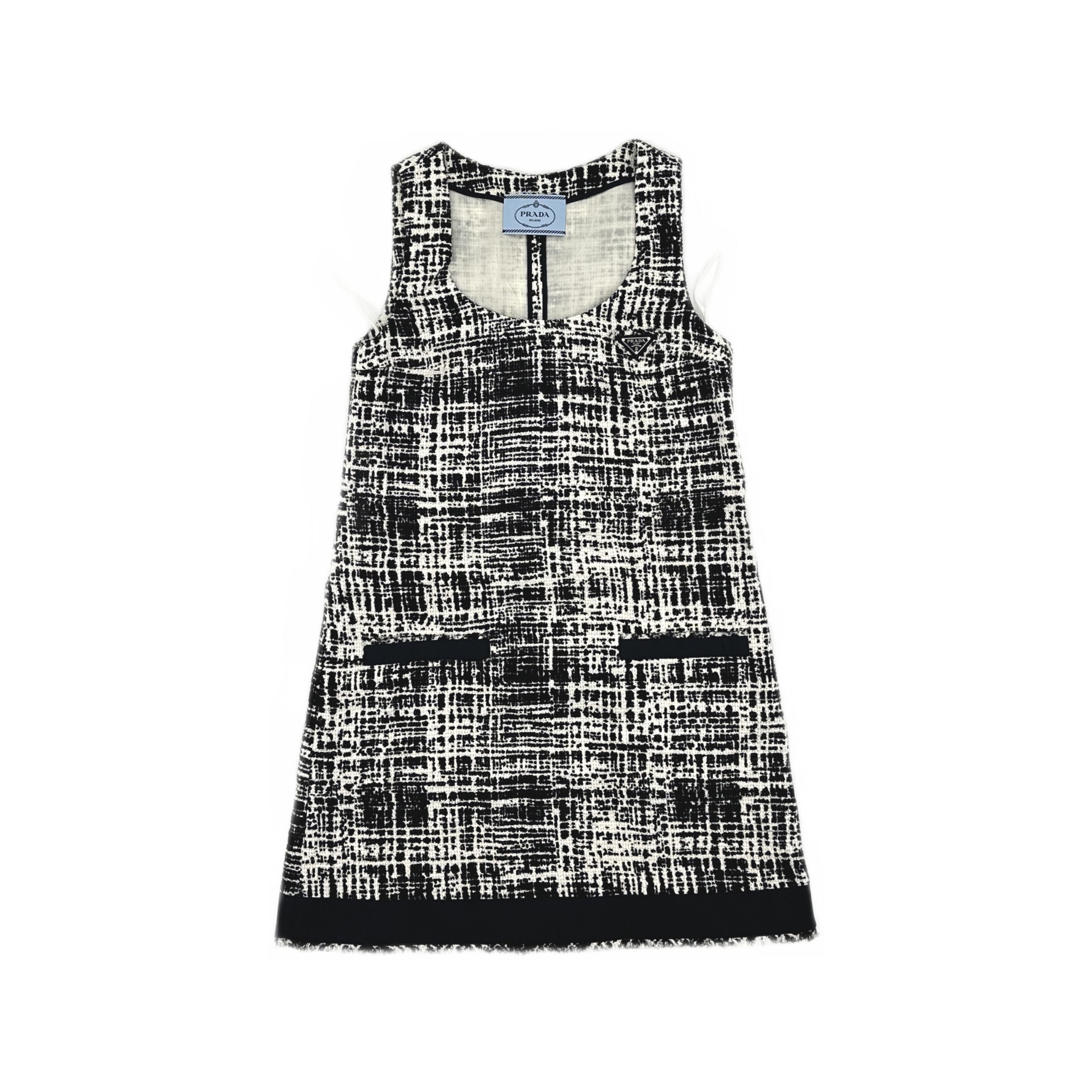 Prada Prada Tweed Dress Size 38 Size XS / US 0-2 / IT 36-38 - 1 Thumbnail