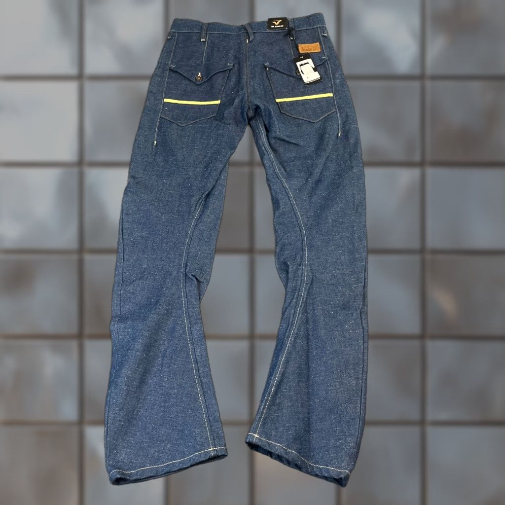Twisted X Voi Jeans Mens Jeans Regular Tapered Arc 30 32 Blue Denim Cotton Pockets 00s Y2K Preppy Vintage No Size US 30 / EU 46 - 1 Thumbnail