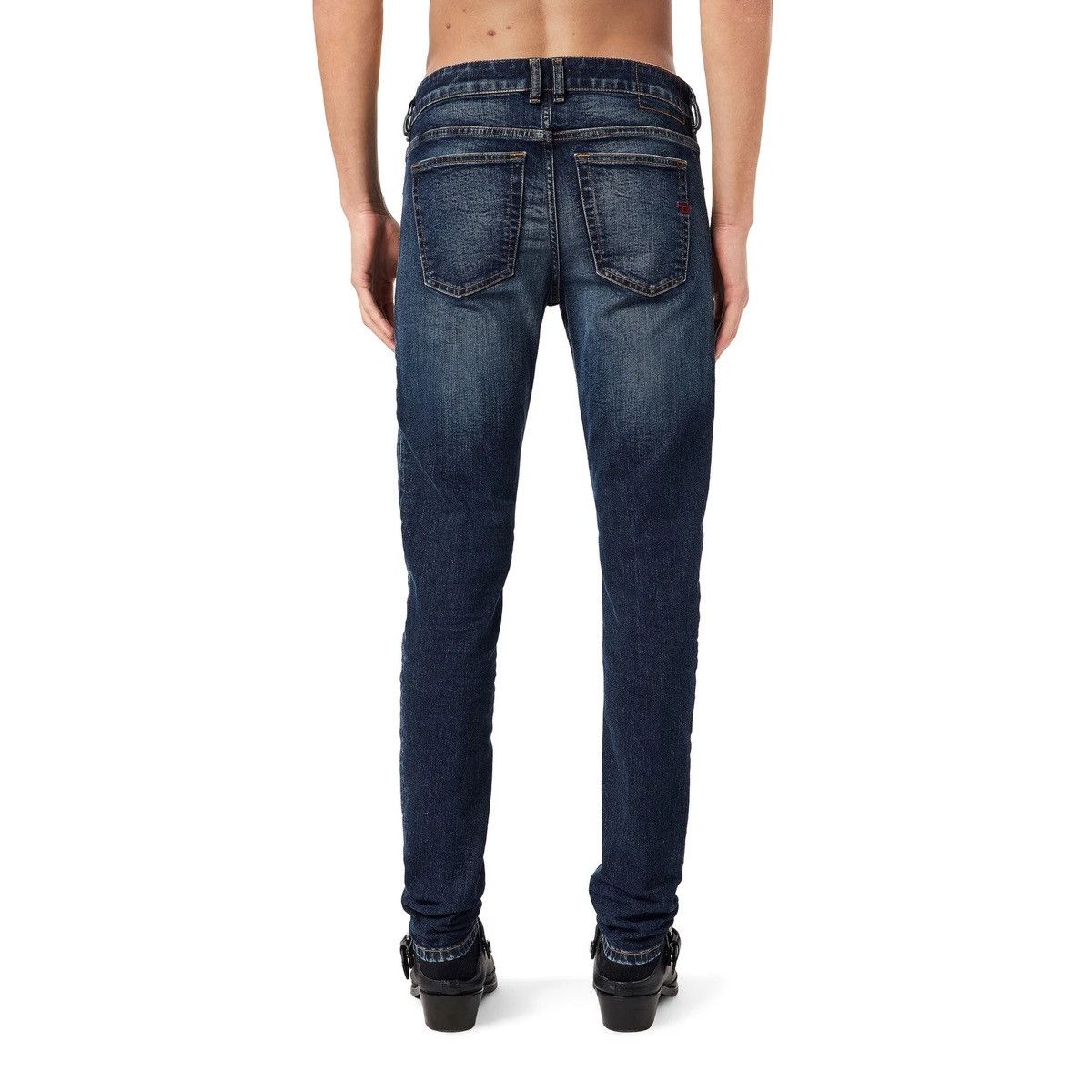 Diesel DIESEL 1979 Sleenker Jeans Skinny Faded Blue Mens 34 x 32 Size US 34 / EU 50 - 4 Thumbnail