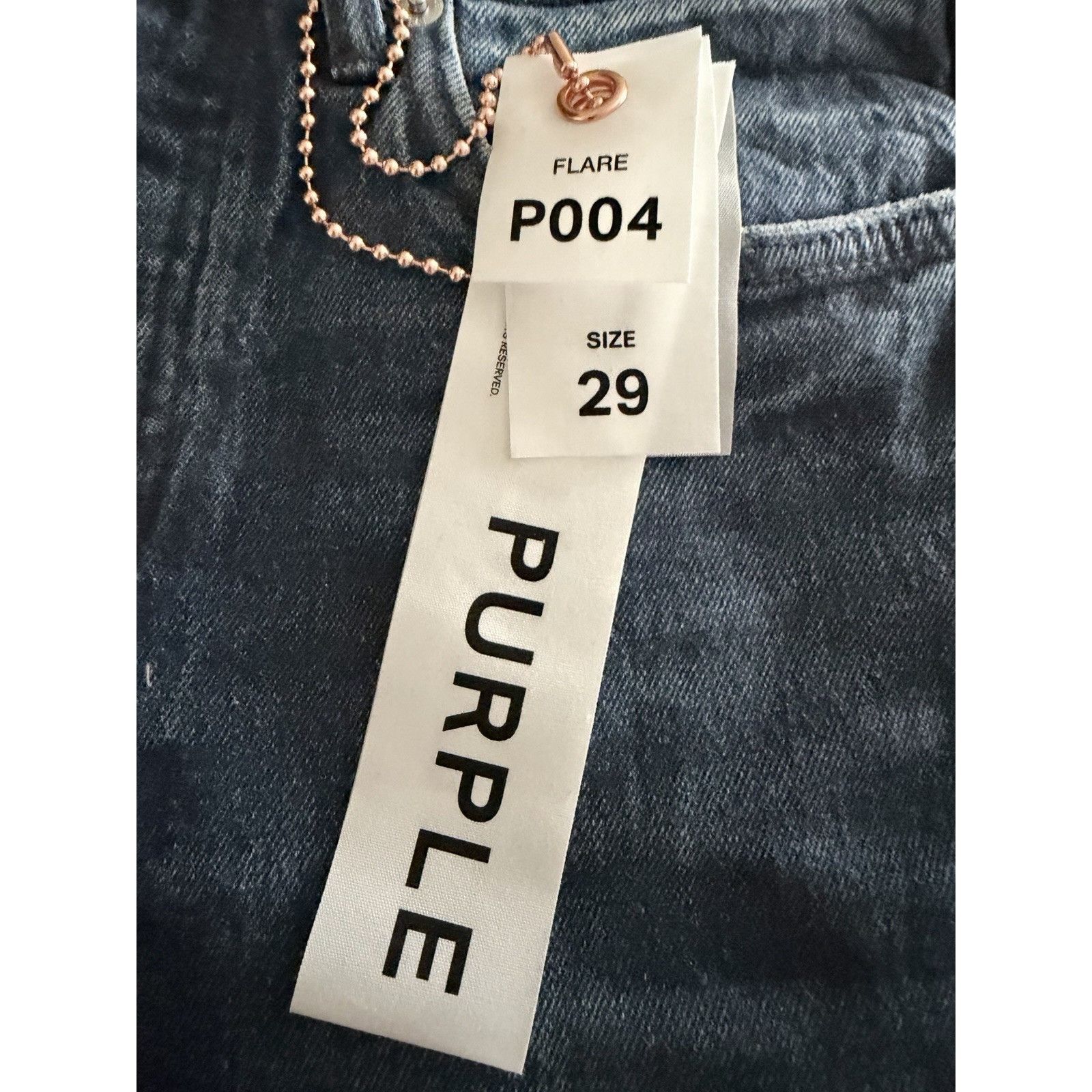 Purple Brand Purple Brand Jeans Coated Men Slim Fit Flare Blue Size 29/32 Size US 29 - 8 Thumbnail