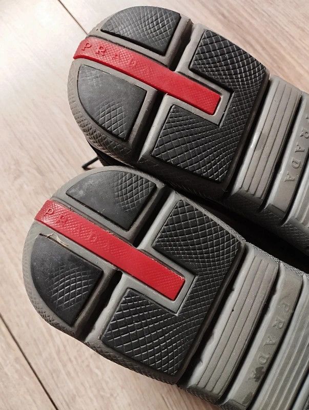 Prada Prada Linea Rossa Pullup 4 sneaker size 7 vintage shoes Size US 8 / EU 41 - 12 Thumbnail