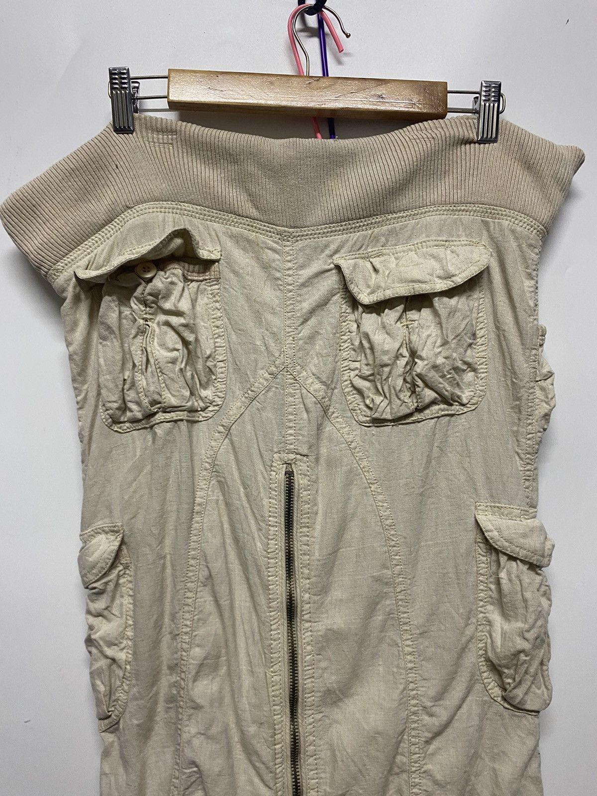 GOA Vintage GOA Cargo Skirt Military Punk Japanese Brand Size 34" / US 12 / IT 48 - 7 Thumbnail