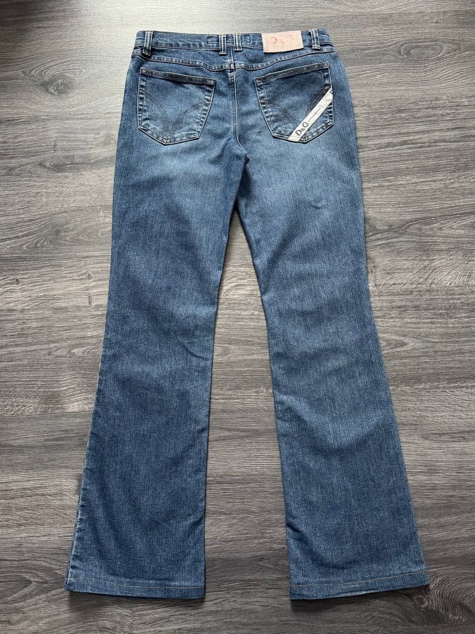 Dolce & Gabbana Vintage Dolce & Gabbana Flared Low-Rice Bootcut Jeans Y2K Size 30" / US 8 / IT 44 - 2 Thumbnail