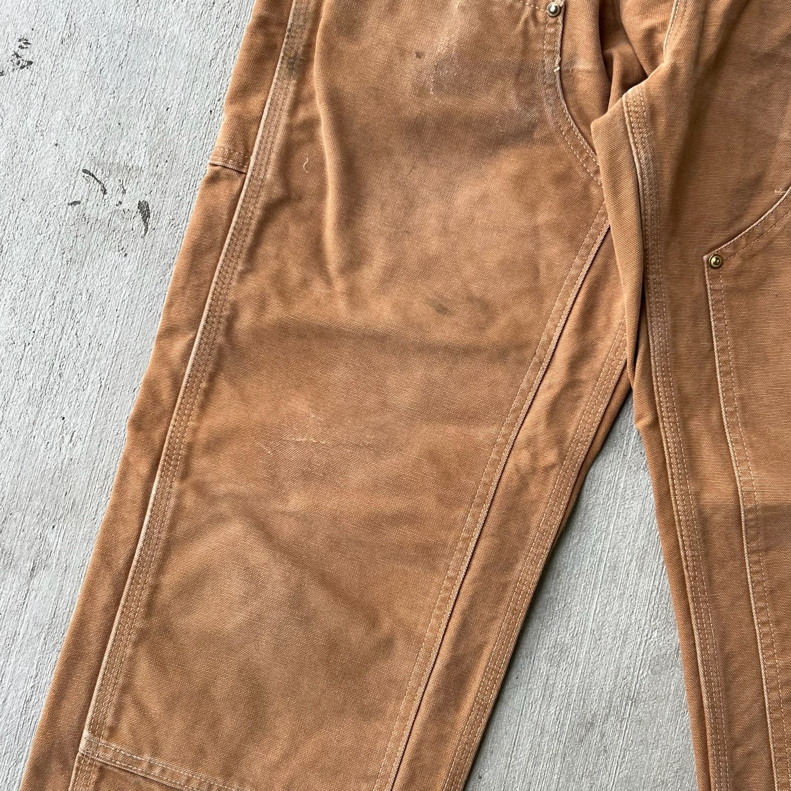 Carhartt × Vintage Carhartt brown double knee work wear carpenter pants Size US 29 - 9 Thumbnail