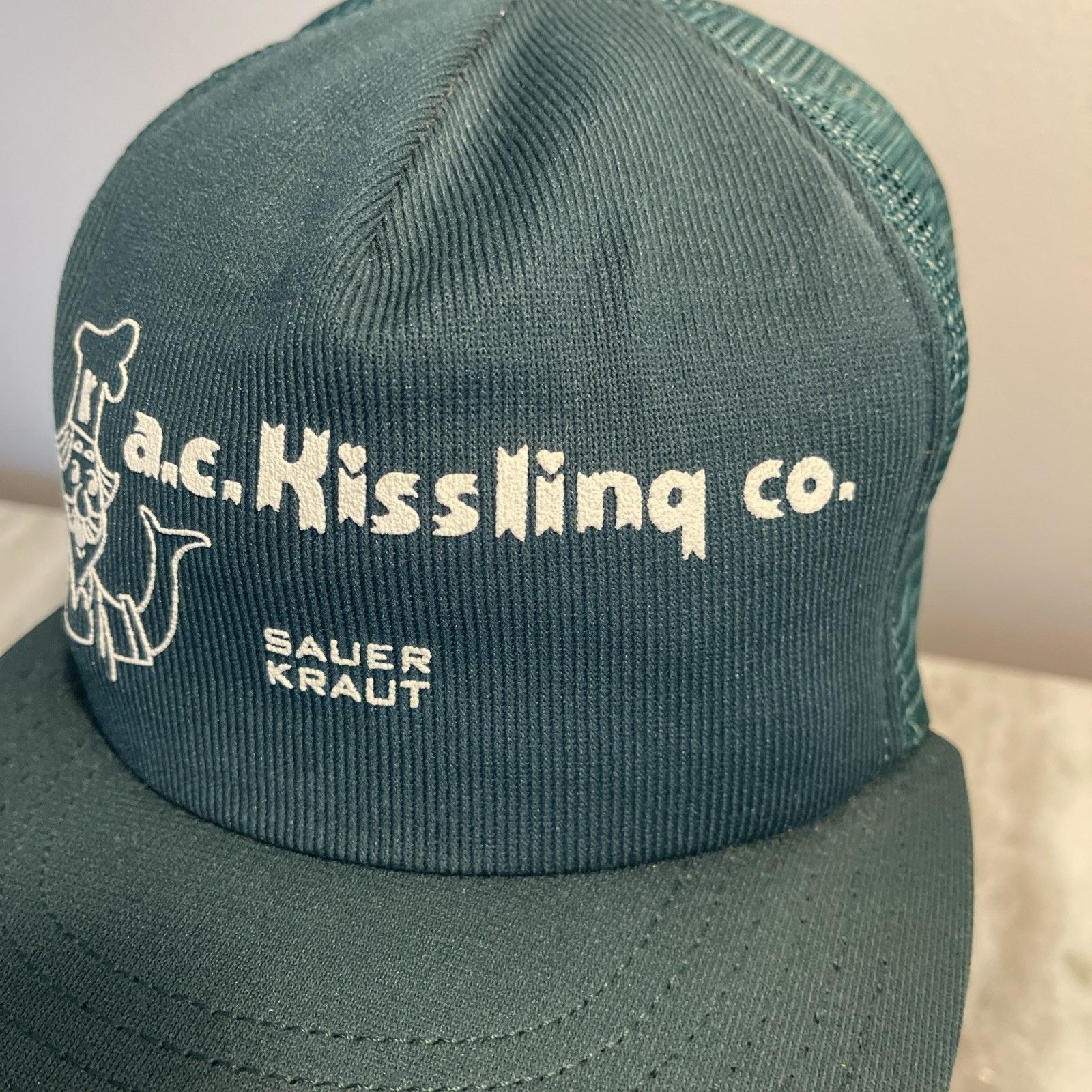 Cintas Vtg A.C. Kissling co. sauer kraut trucker hat Foam Breakdown Size ONE SIZE - 3 Thumbnail