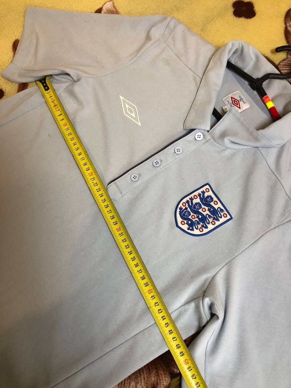 Umbro Vintage 90s Umbro England Polo Shirt Jersey Cotton Size US M / EU 48-50 / 2 - 8 Thumbnail