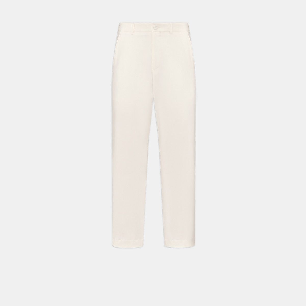 Dior o1bcso1str0226 CD Heart Embroidered Pants in White Size US 32 / EU 48 - 1 Thumbnail