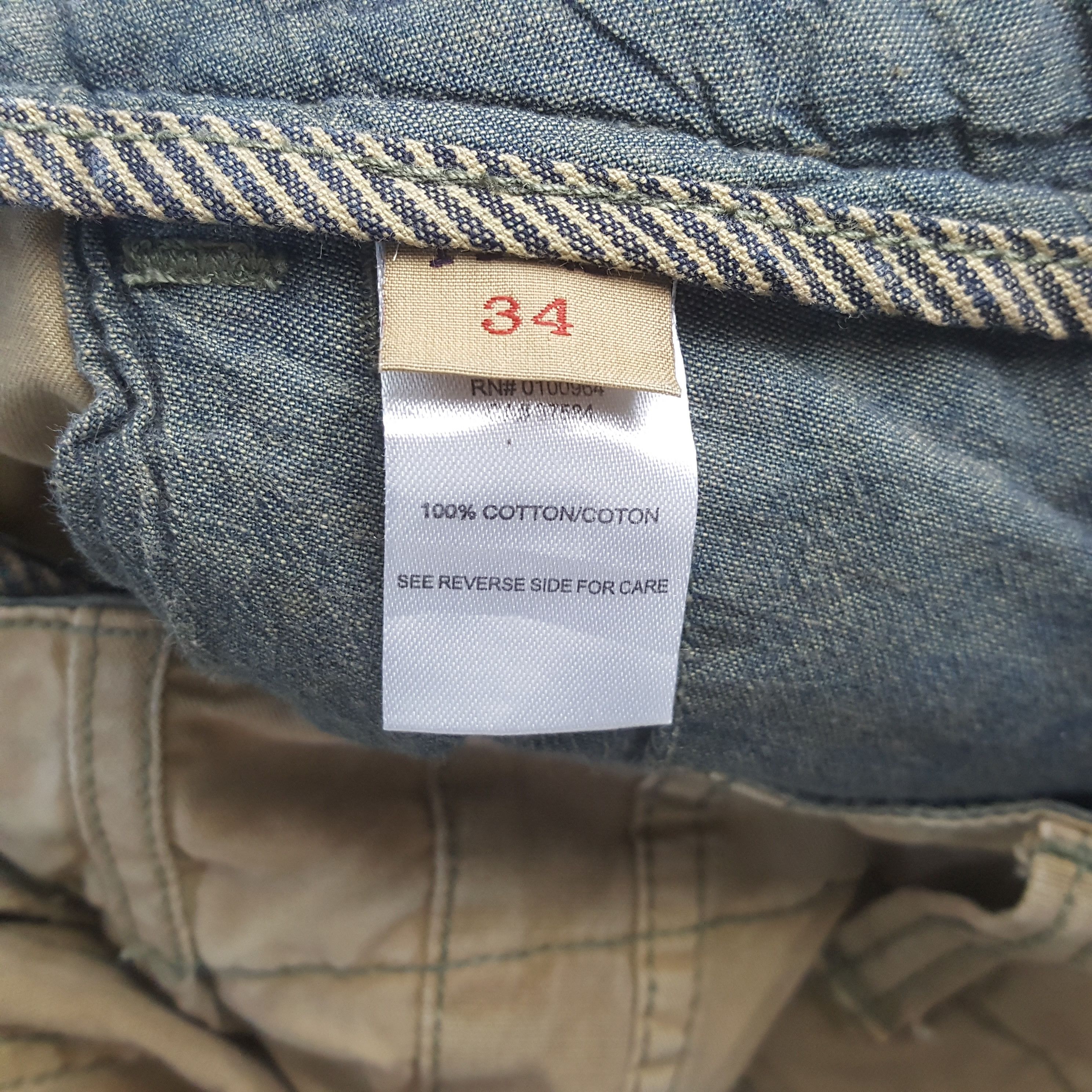 Prps Vintage Prps Goods & Co Japanese Brand Cargo Jeans RR23 Size US 36 / EU 52 - 14 Thumbnail