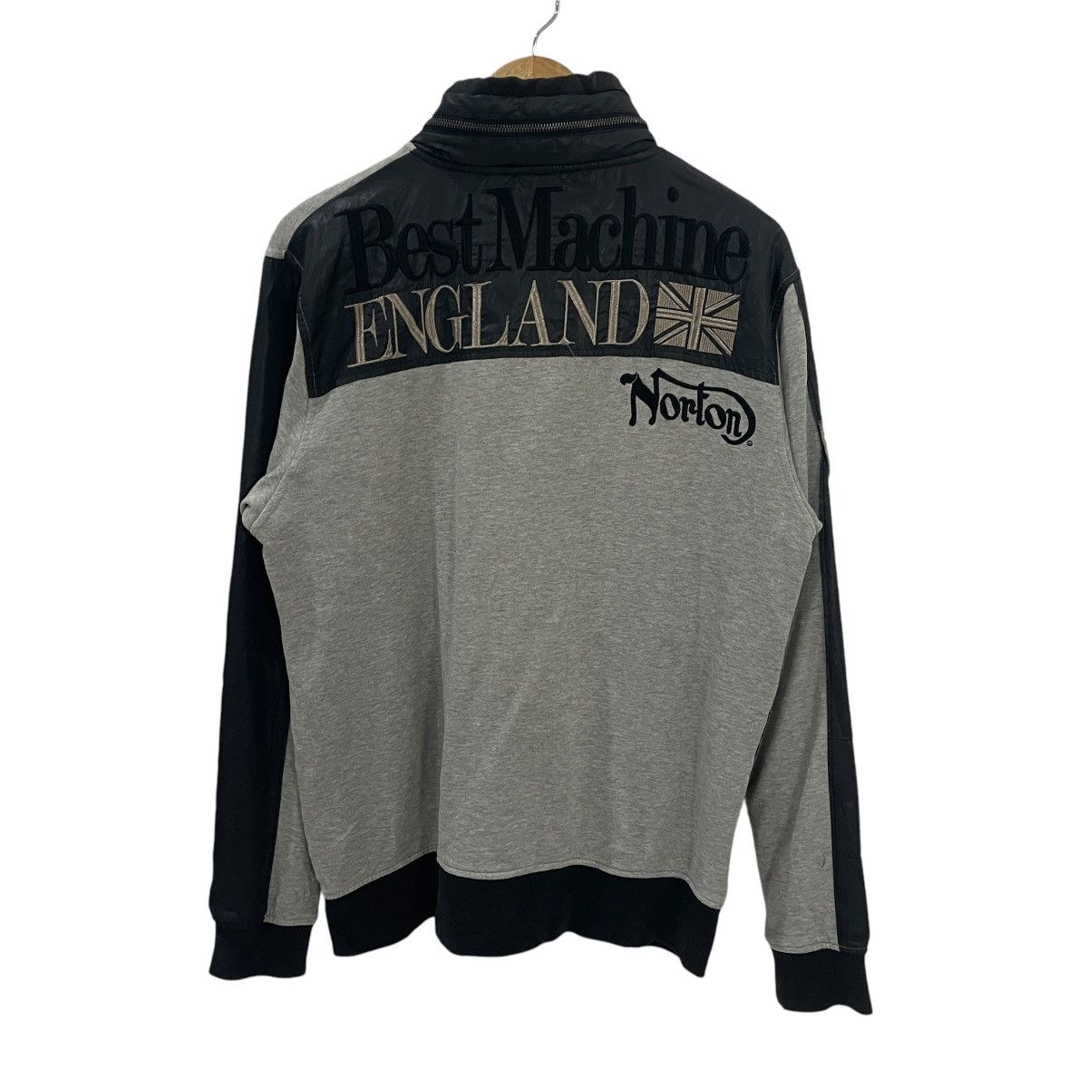 Norton Vintage Norton Embroidery Big Logo Jacket Size XL / US 12-14 / IT 48-50 - 1 Thumbnail