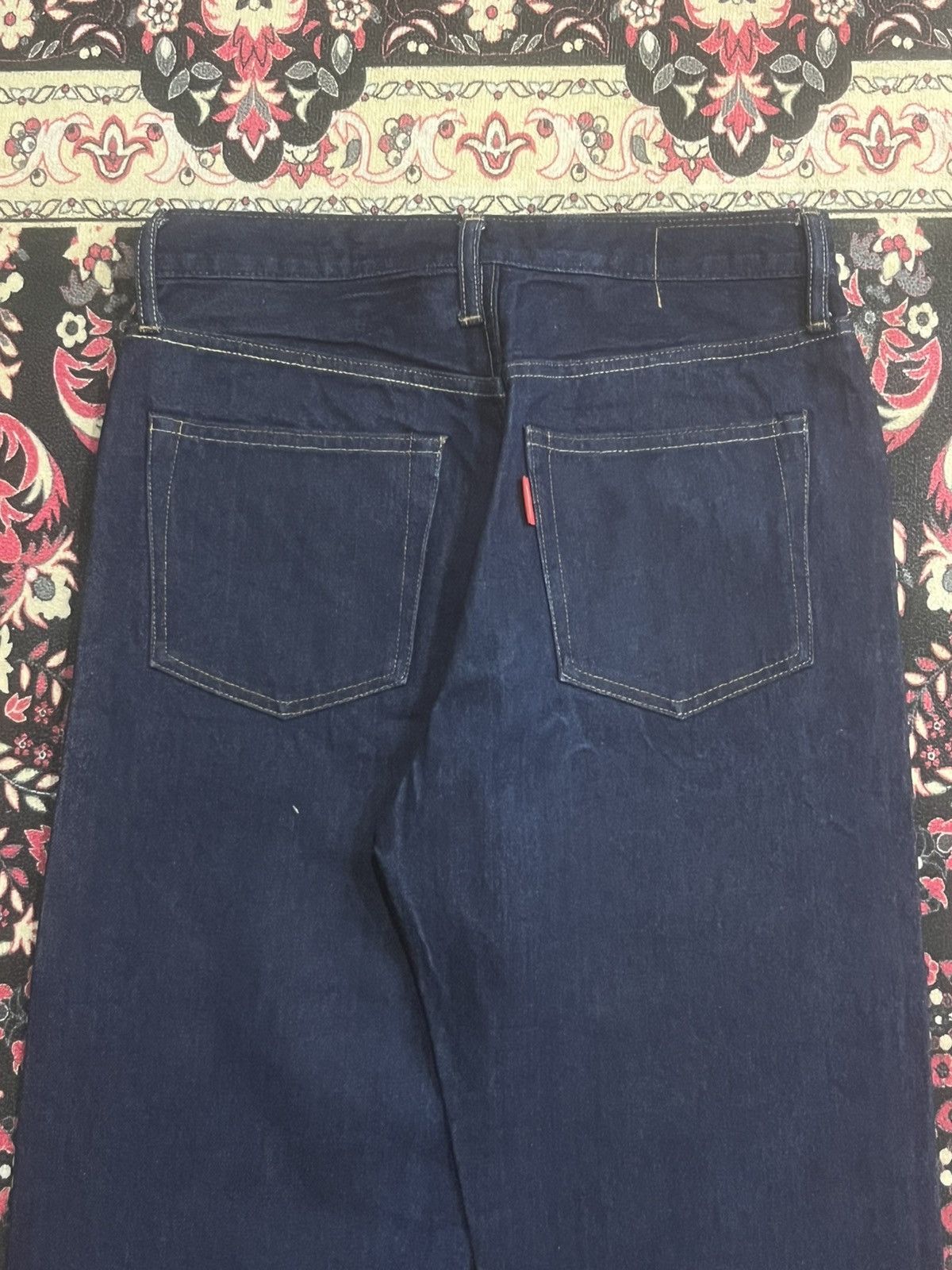 Vintage Vintage Cepo Craft Raw Indigo Straight Leg Selvedge Jeans Size US 28 / EU 44 - 8 Thumbnail