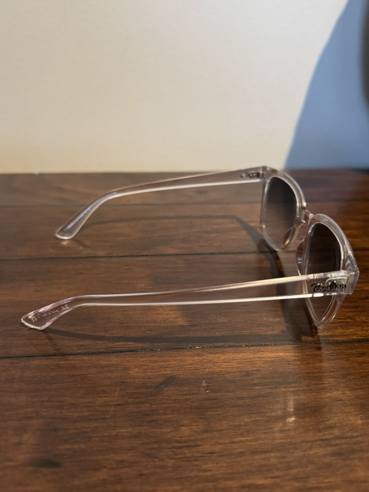 RayBan RayBan 4323 clear frame grey gradient lenses with case Size ONE SIZE - 3 Thumbnail