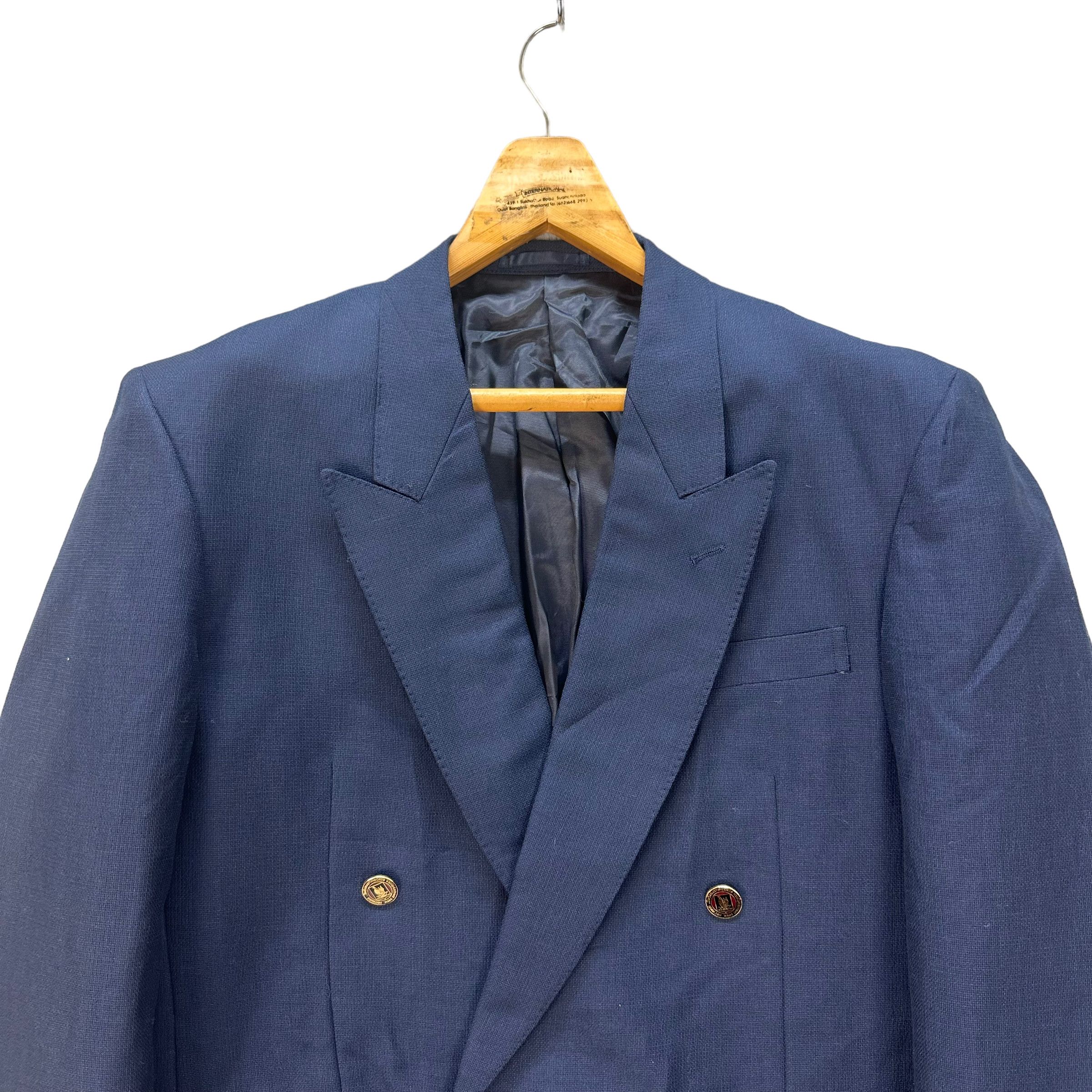 Balenciaga BALENCIAGA POUR HOMME DOUBLE BREASTED BLAZERS #8304-002 Size 46R - 2 Thumbnail