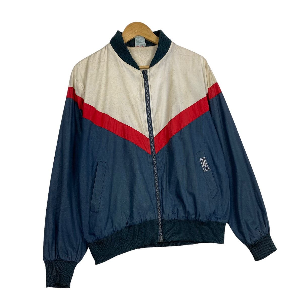 Japanese Brand × Puma × Sports Specialties 80s Puma Small Logo Fullzip Jacket Size US M / EU 48-50 / 2 - 3 Thumbnail