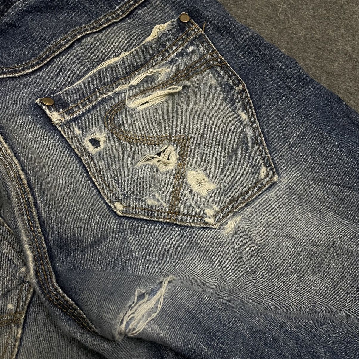 Russell Athletic × Vintage Vintage Russell Athletic Selvedge Denim Distressed Size US 36 / EU 52 - 10 Thumbnail