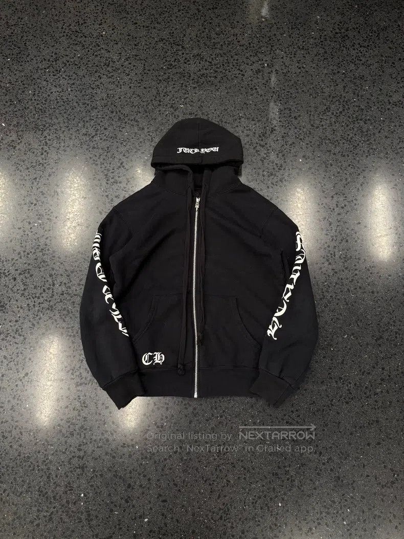 Chrome Hearts CHROME HEARTS Size S Black zip-up hoodie Size US S / EU 44-46 / 1 - 1 Thumbnail