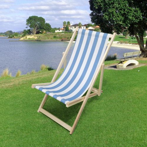 Designer × Homemade BEACH CHAIR stripe- folding chaise lounge chair Size US L / EU 52-54 / 3 - 7 Thumbnail